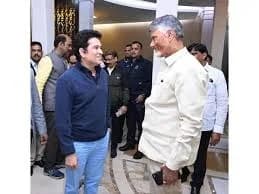  ఏయూ వేడుకల్లో చంద్రబాబు  సచిన్ చిట్ చాట్  !