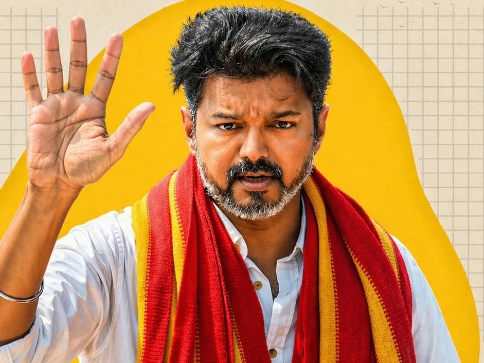  విజయ్ ఇంటి దగ్గర భారీ భద్రత...  విజయం దిశగా టీవీకే