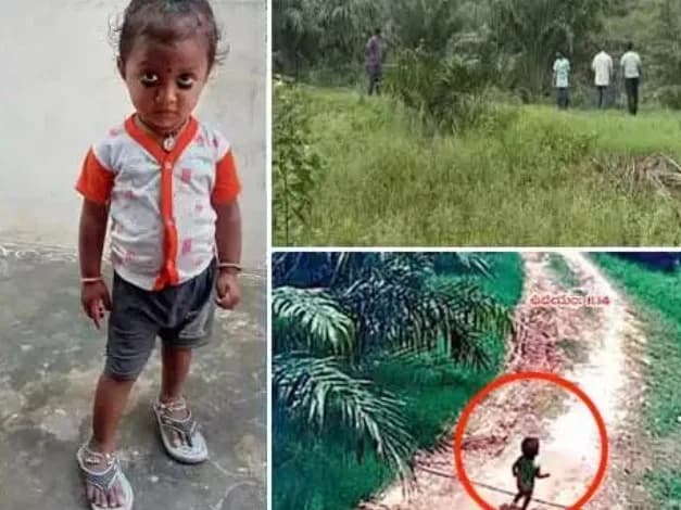 దొరకని పాప జాడ.. కుక్కకు GPS ట్రాకర్