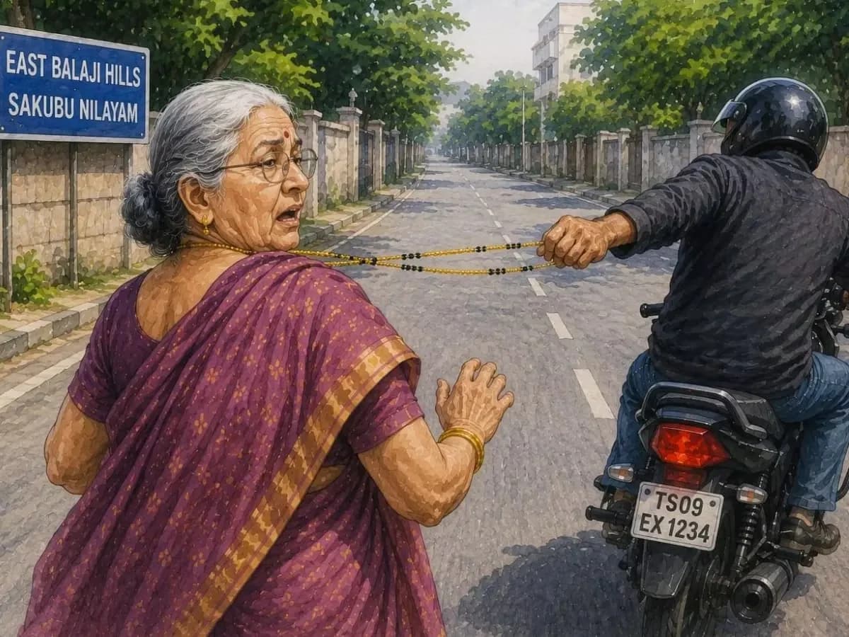 బోడుప్పల్‌‌లో చైన్ స్నాచింగ్