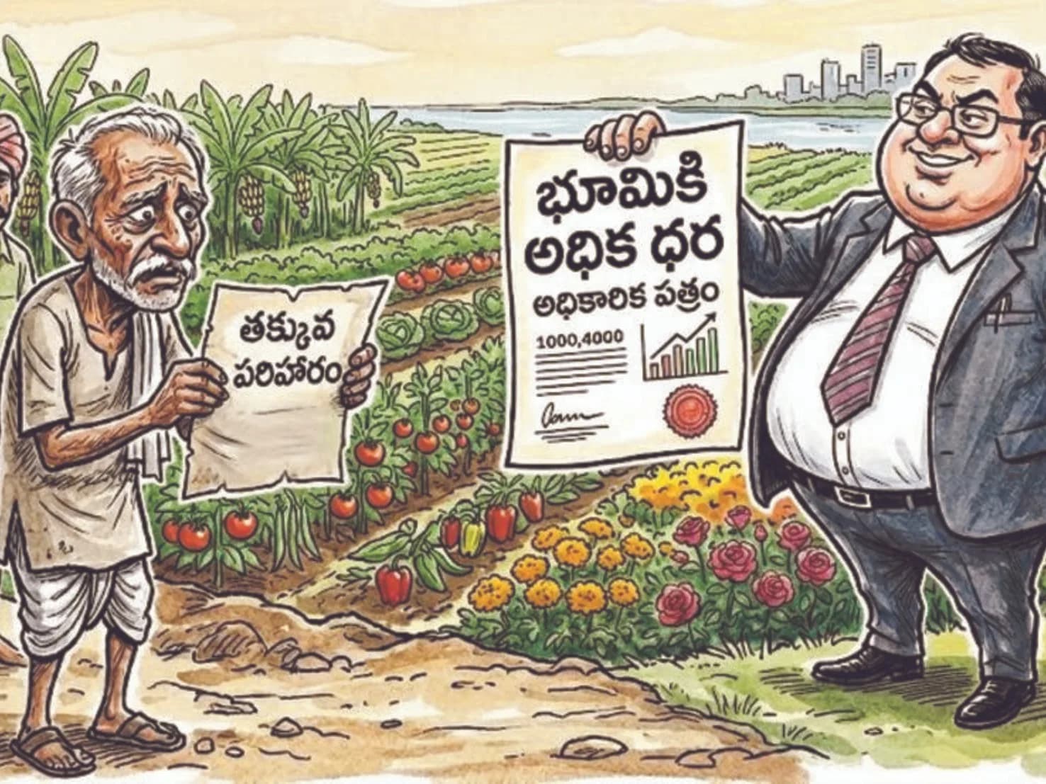 ప్రపంచ బ్యాంకుకు ఉండవల్లి రైతుల ఫిర్యాదు