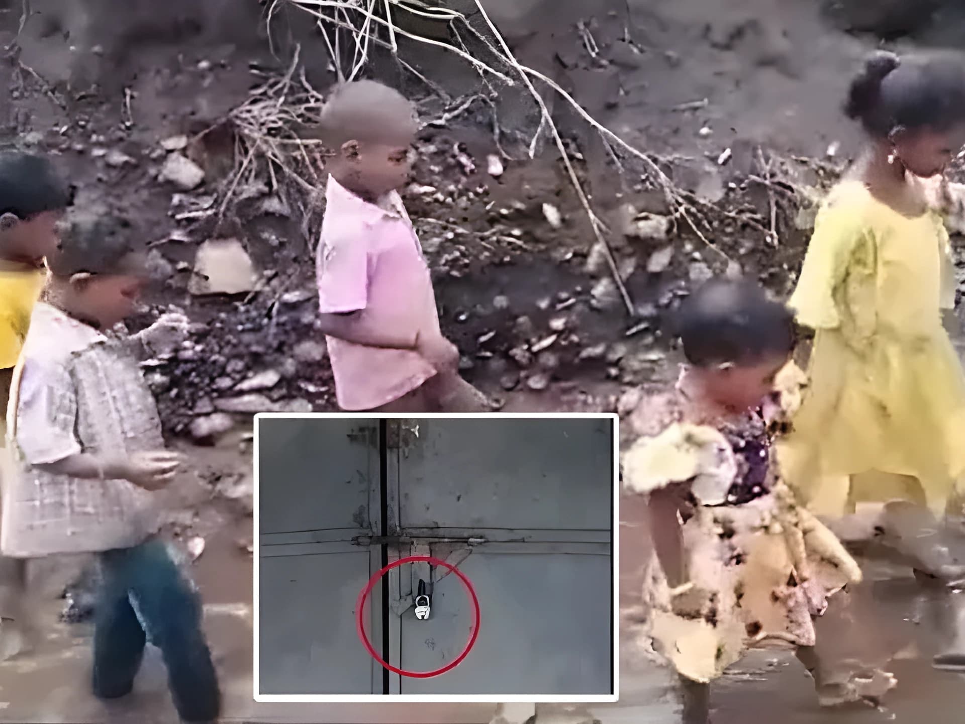 టీచర్ రాక.. చిన్నారులు చేపల వేట