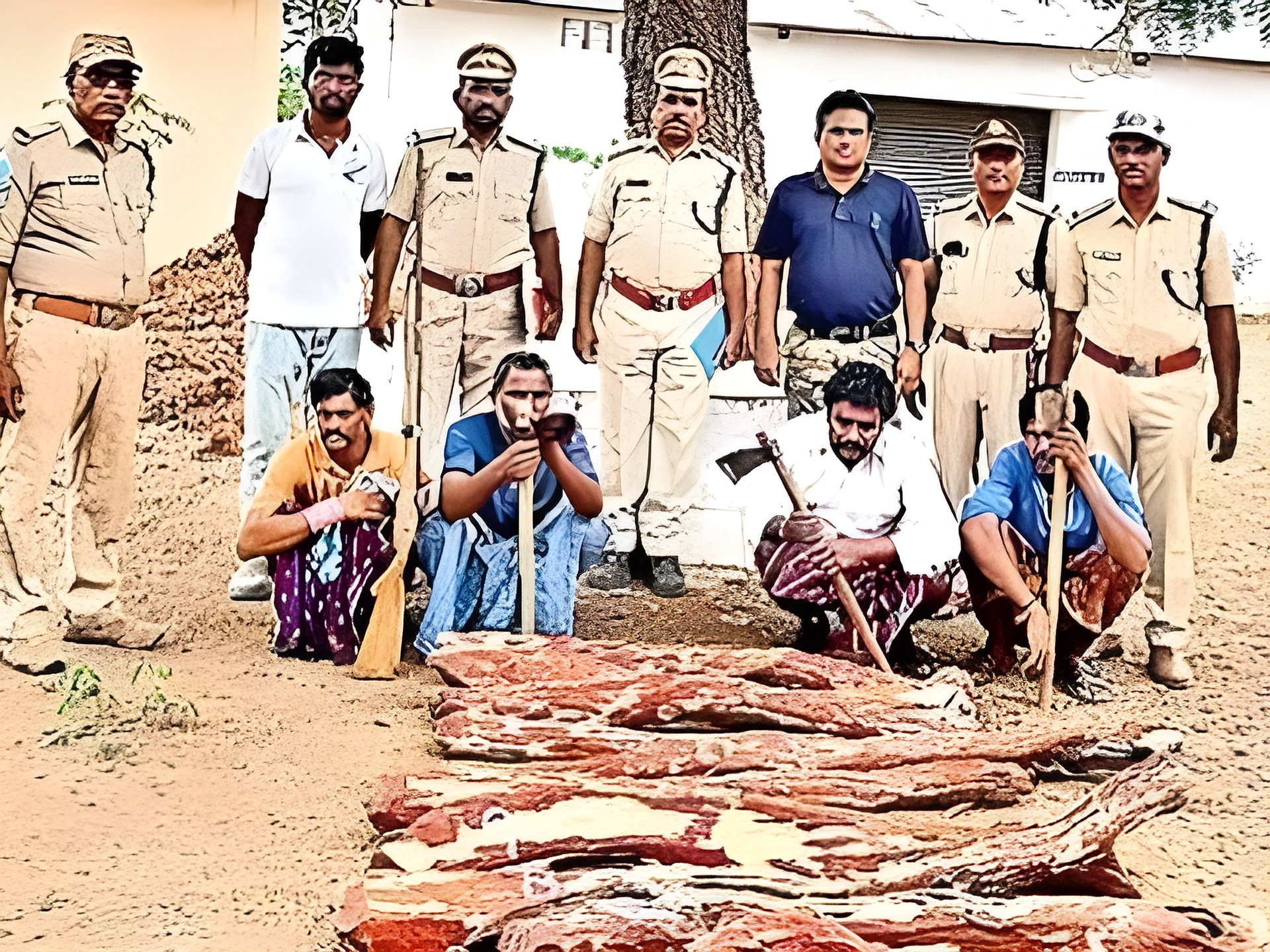 గొడ్డళ్లు, తుపాకీతో స్మగ్లర్స్.. అటవీశాఖ హైఅలర్ట్