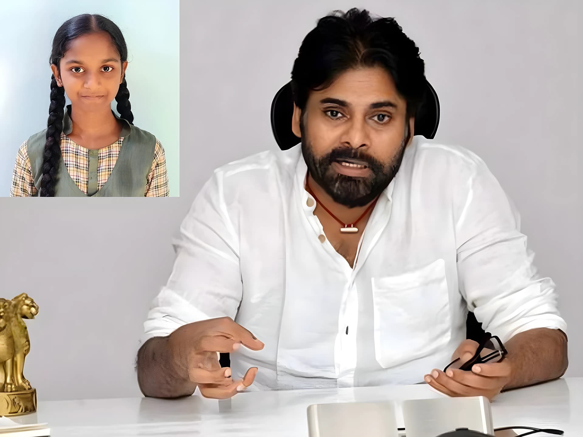 ‘మిషన్ శక్తిశాట్'కు ఎంపికైన బాలిక: అభినందించిన పవన్ కళ్యాణ్