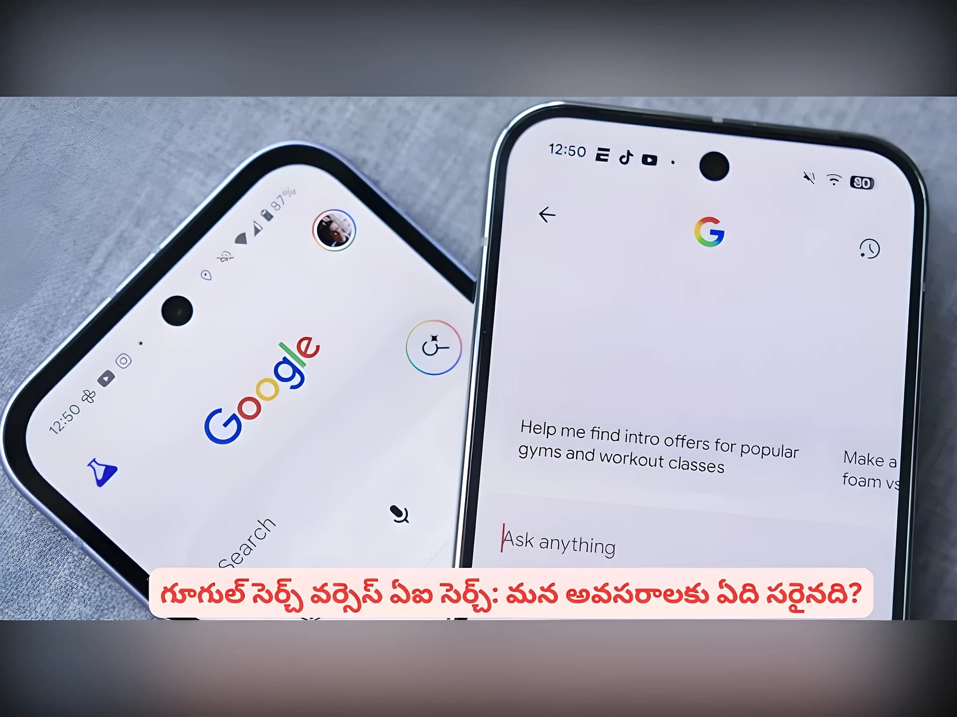 GOOGLE Vs  AI
