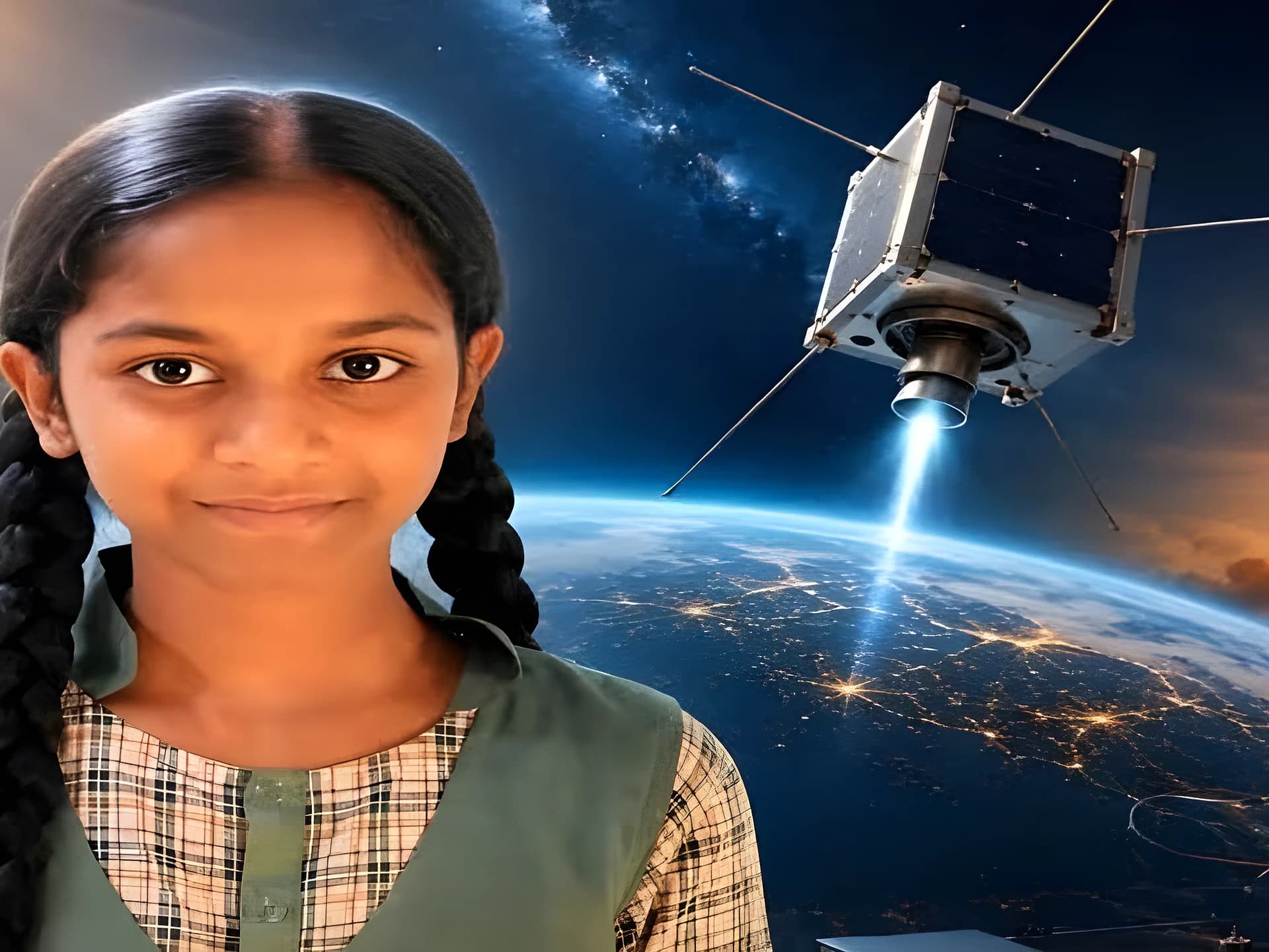 పేదరికాన్ని జయించి స్పేస్ మిషన్‌లో చోటు