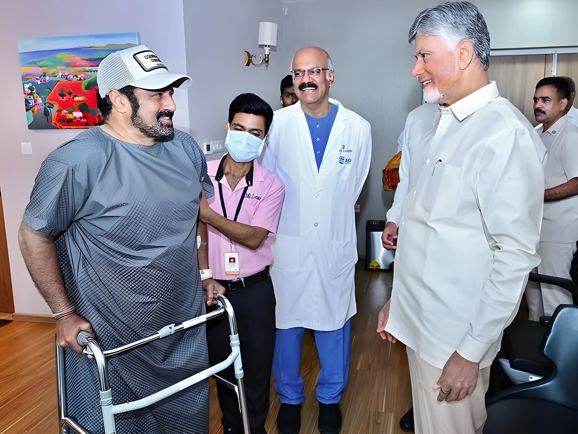 బాలయ్యను పరామర్శించిన CM చంద్రబాబు!