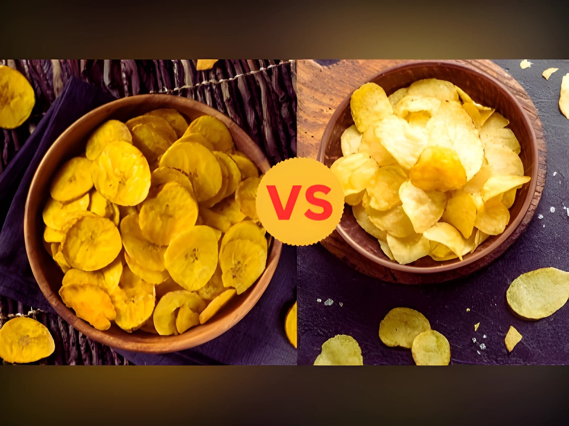 Banana Chips vs Potato Chips