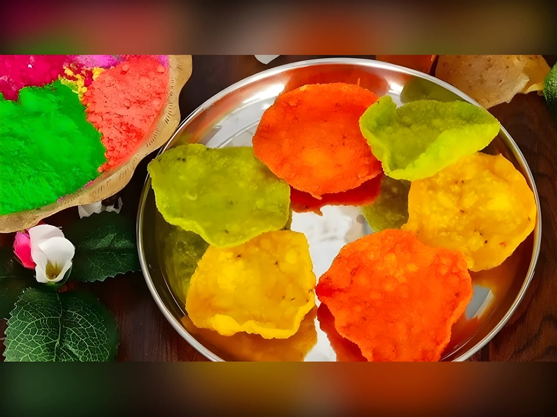 రంగు రంగుల అప్పడాలు?