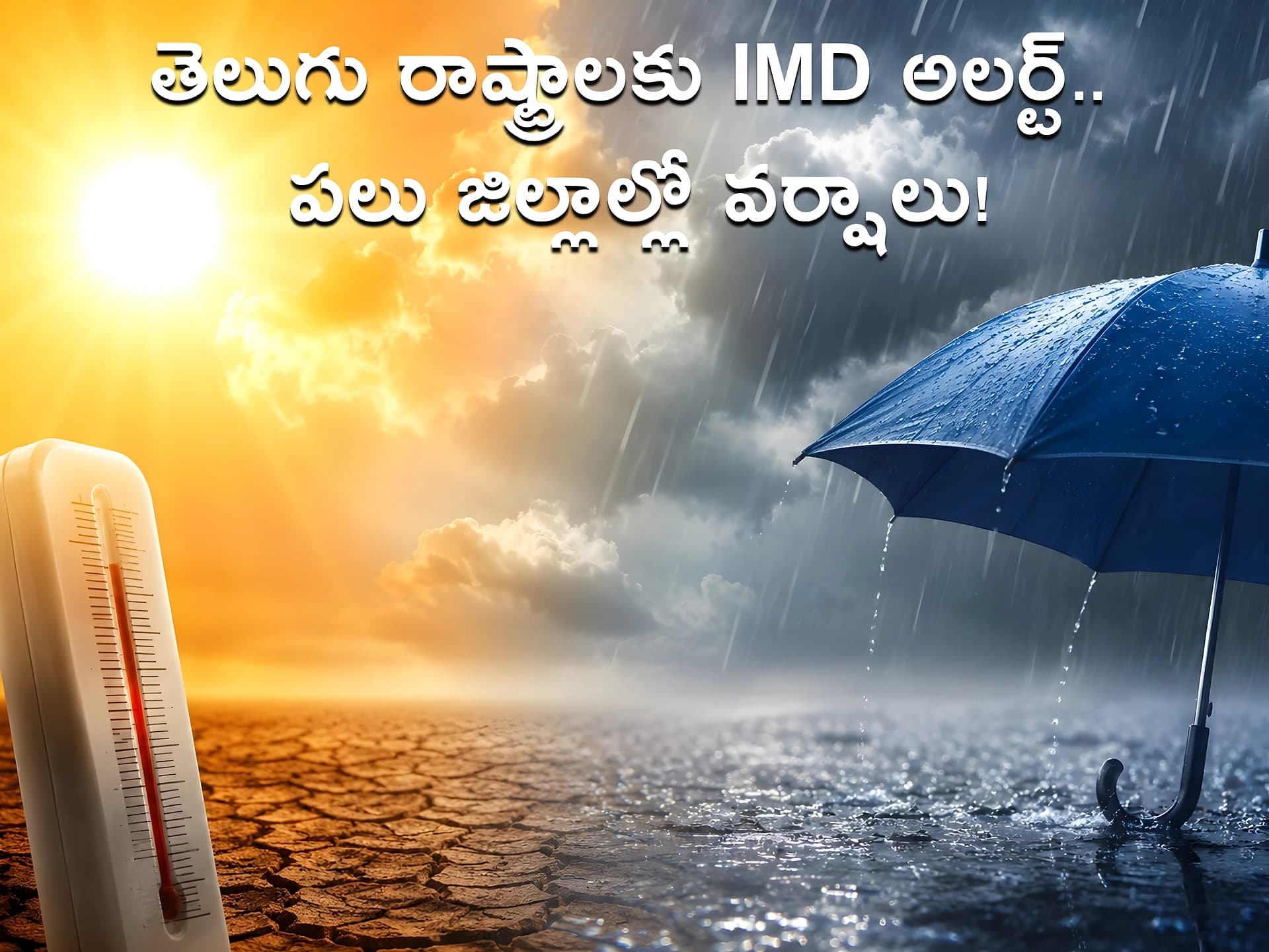 తెలుగు రాష్ట్రాలకు IMD అలర్ట్.. పలు జిల్లాల్లో వర్షాలు!