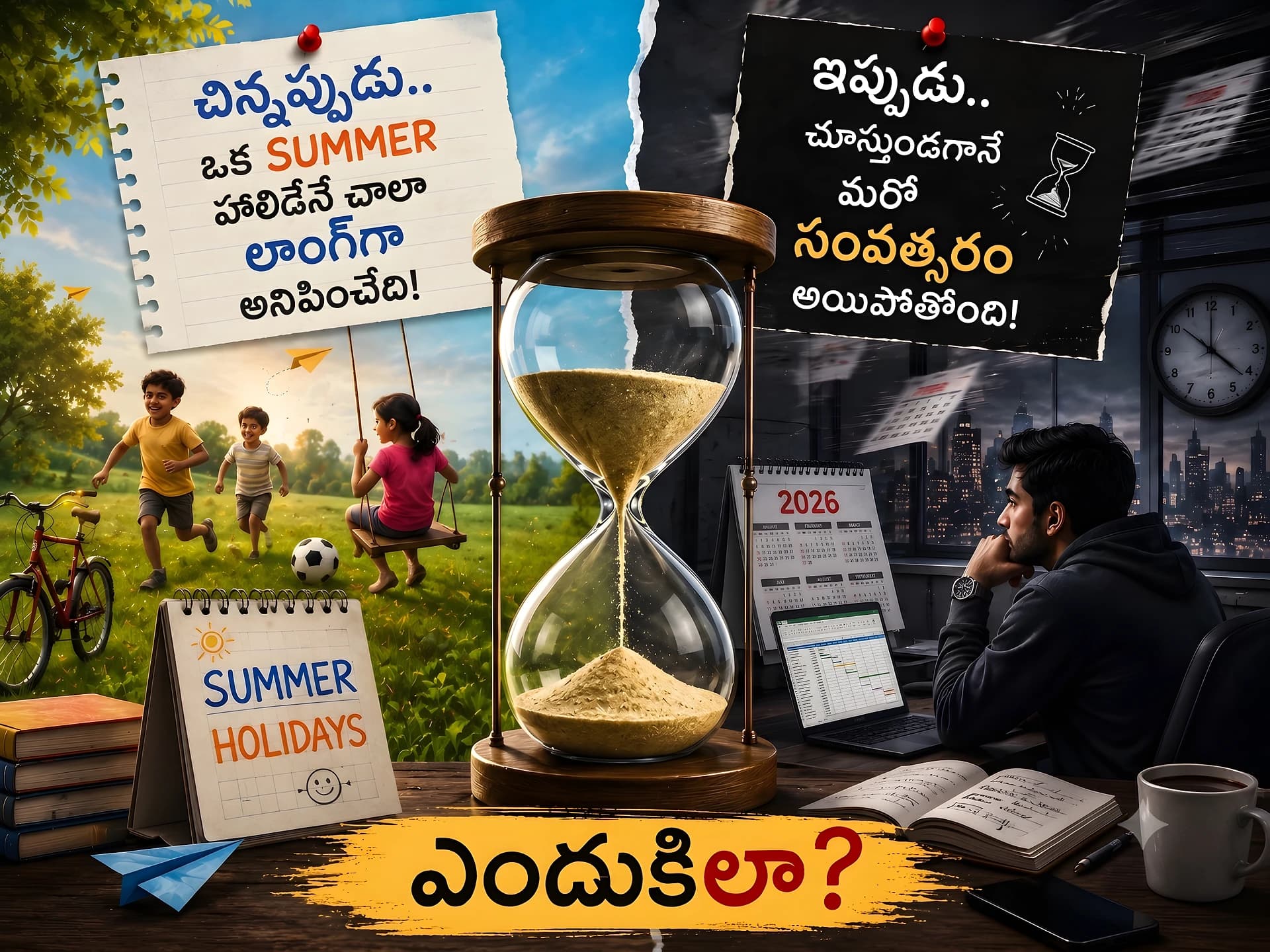మీకు కూడా Years చాలా Fastగా గడిచిపోతున్నట్టు అనిపిస్తోందా?