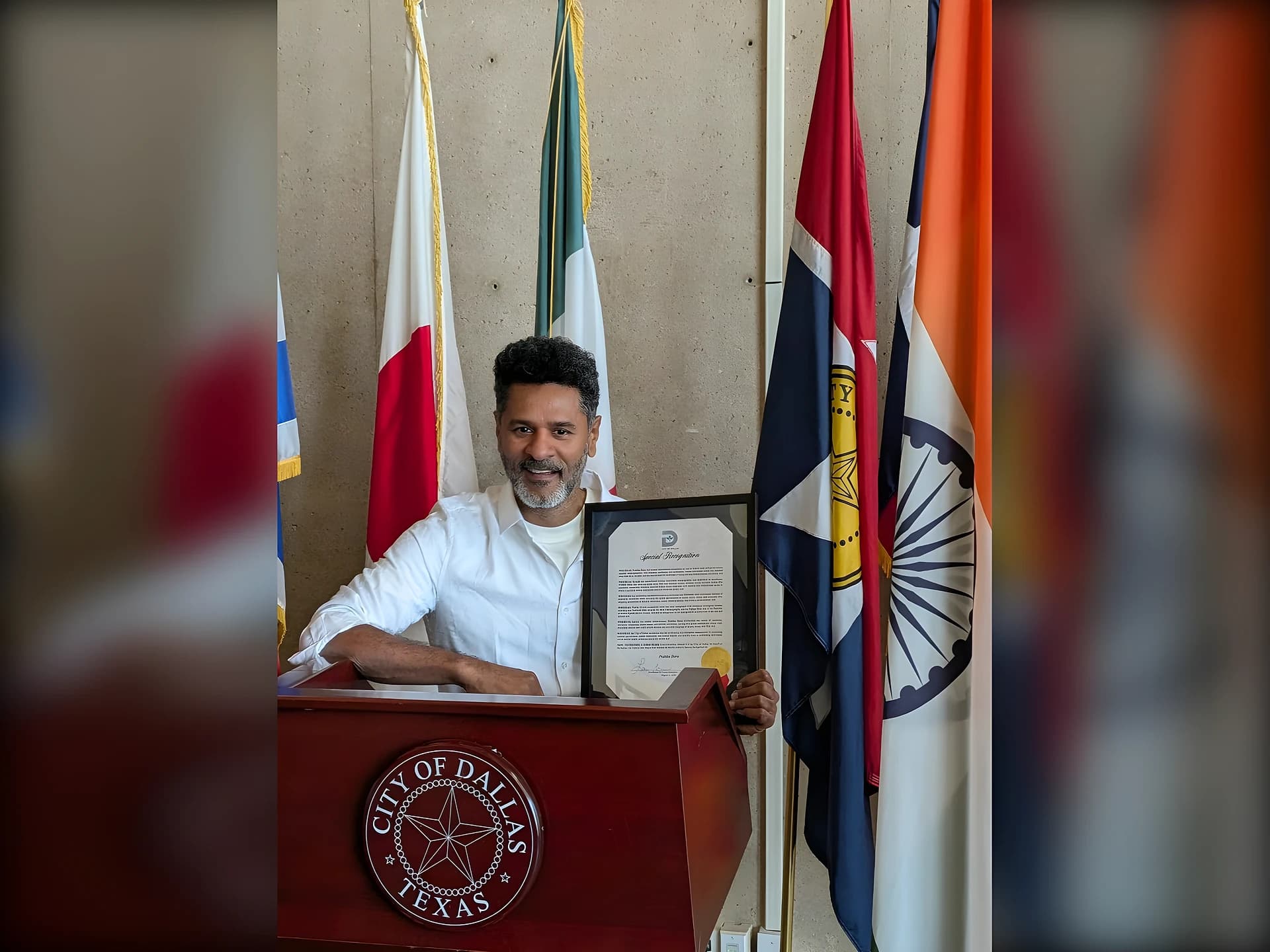 ప్రభుదేవాకు రేర్ హానర్..