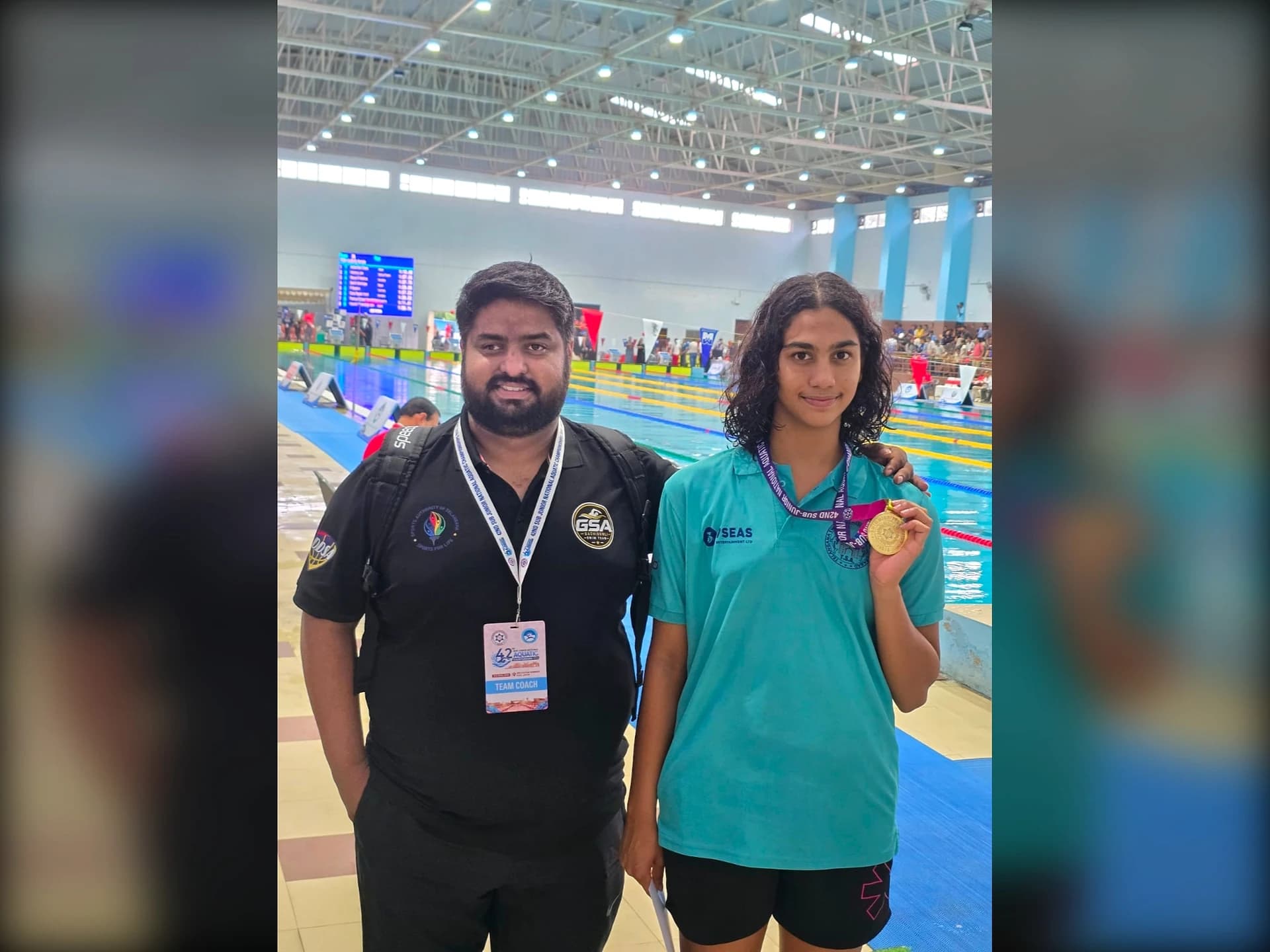 స్విమ్మింగ్‌లో తెలంగాణ అమ్మాయి గోల్డ్ మెడల్ రికార్డ్!