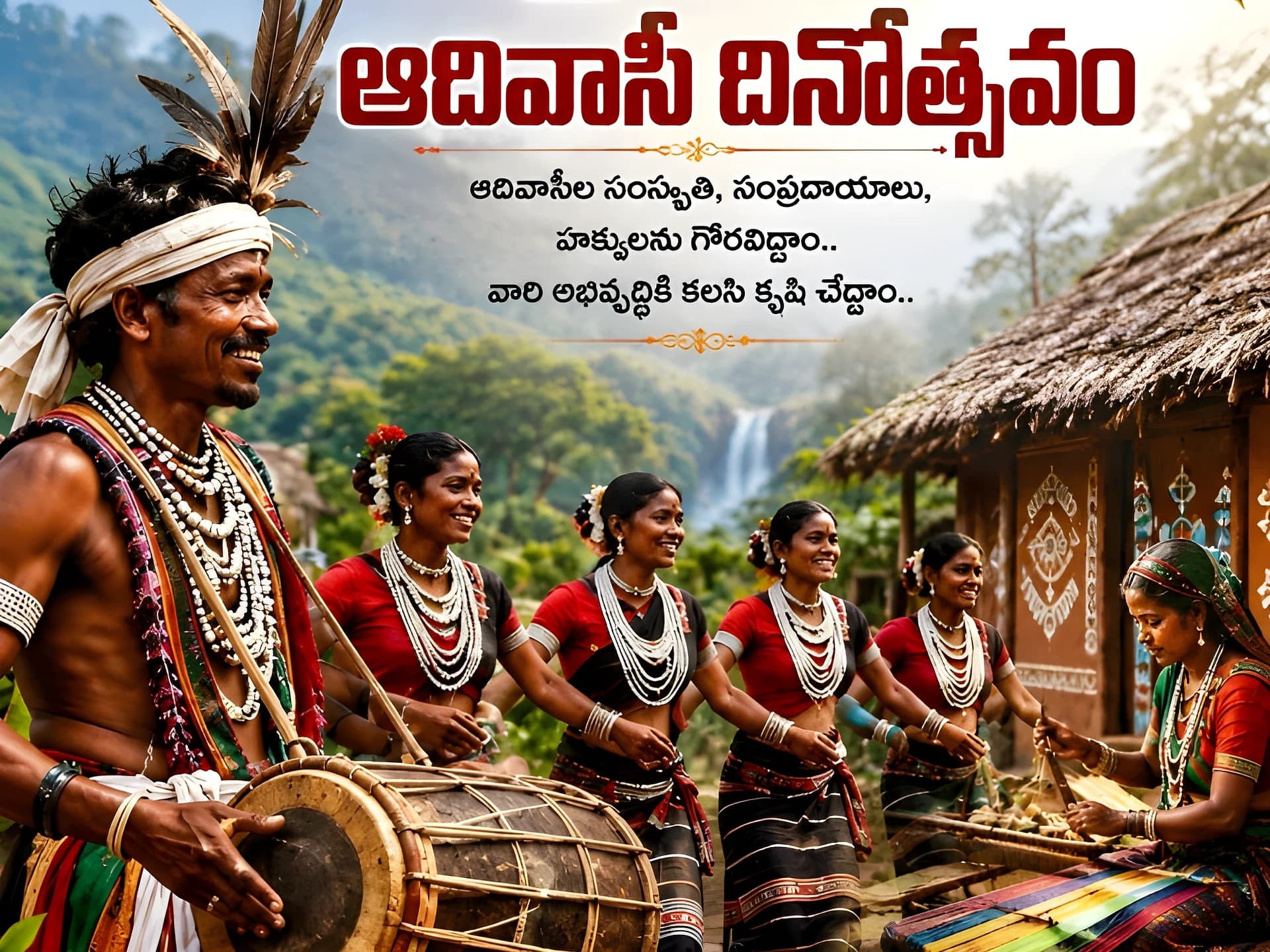 🌿ఆదివాసీల సంస్కృతికి సెల్యూట్..!
