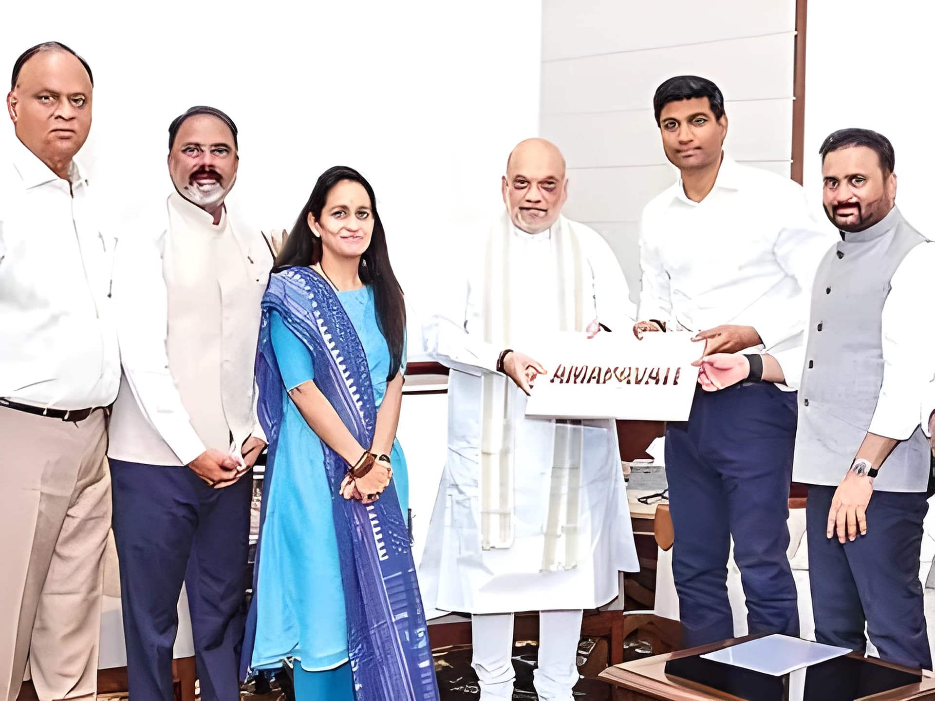 రాజధాని పనుల్లో వేగం పెంచాలి: అమిత్ షా