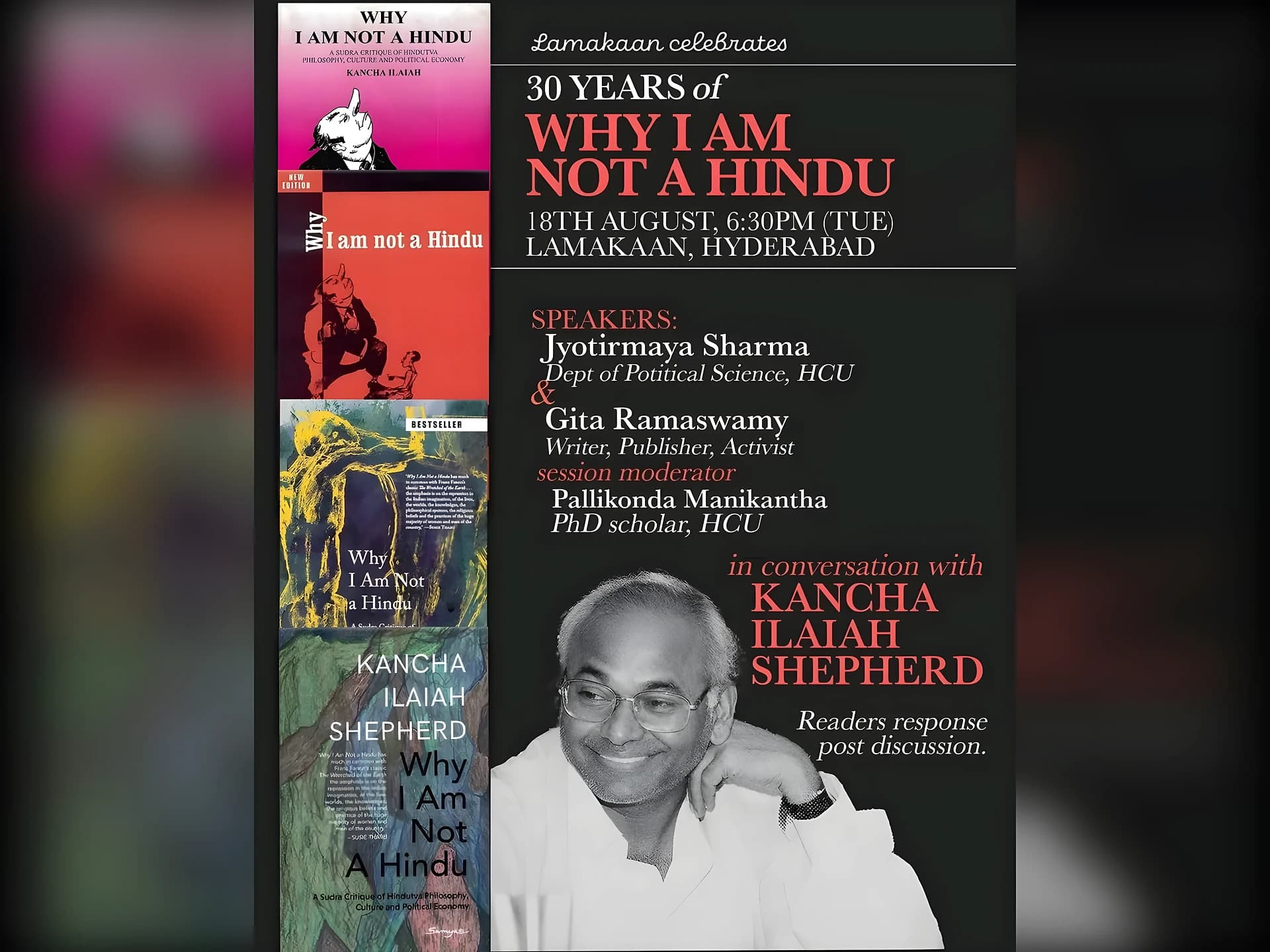 ‘Why I Am Not a Hindu’  పుస్తకానికి 30 ఏళ్లు