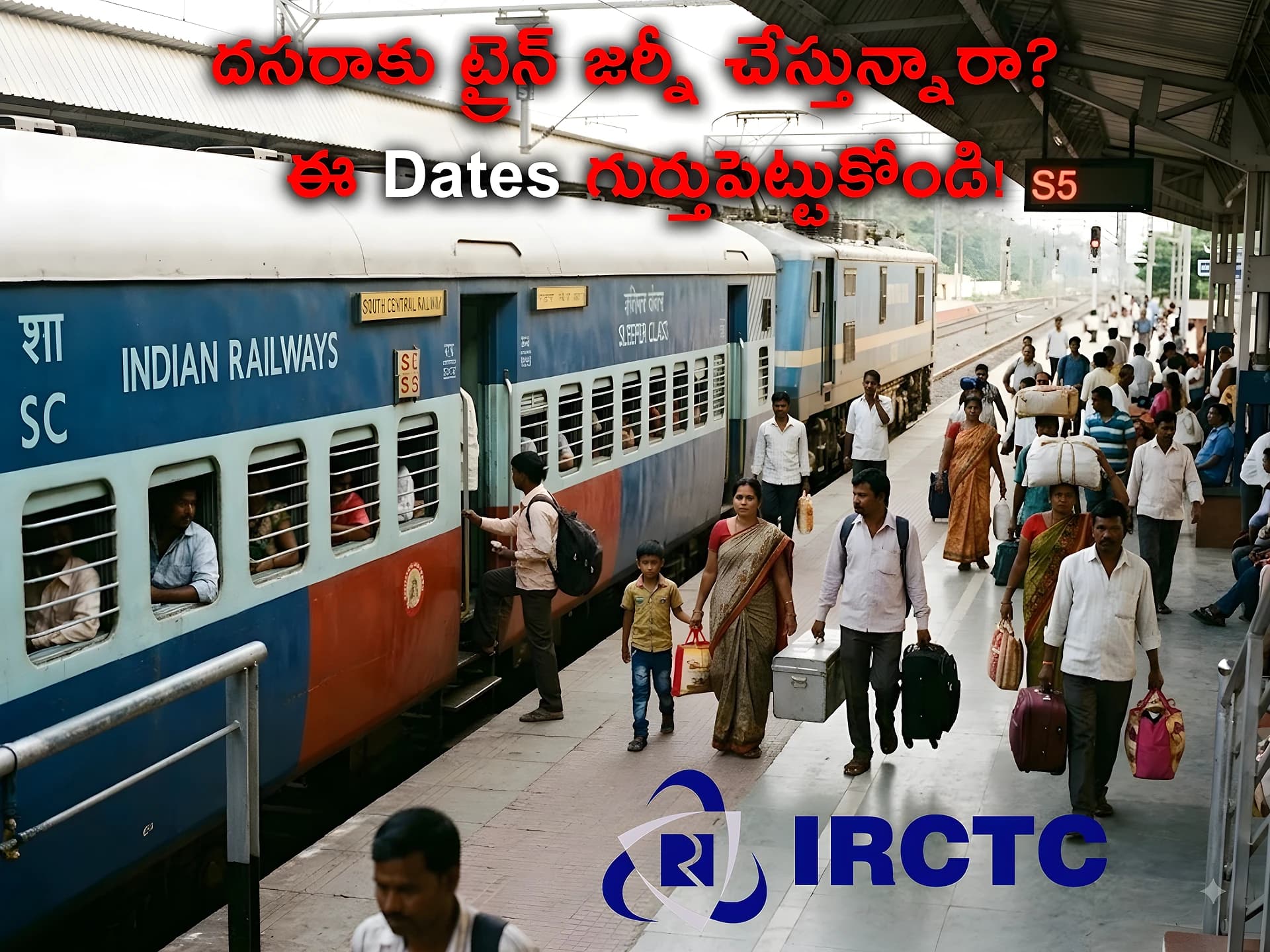 దసరాకు ట్రైన్ జర్నీ చేస్తున్నారా? ఈ Dates గుర్తుపెట్టుకోండి!