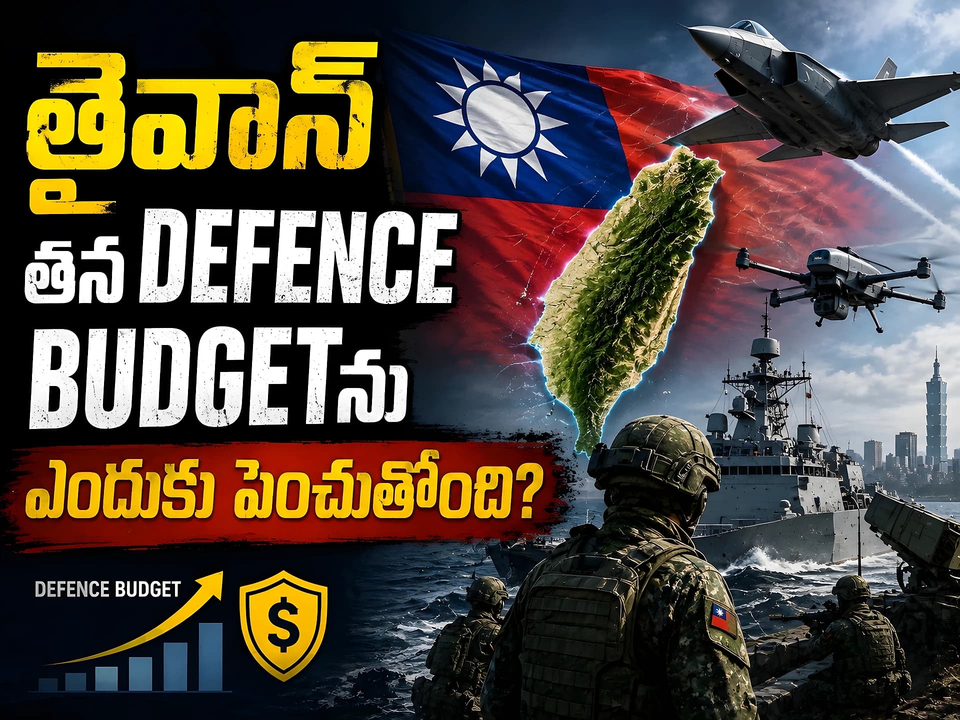 తైవాన్ తన డిఫెన్స్ బడ్జెట్‌ను ఎందుకు పెంచుతోంది?