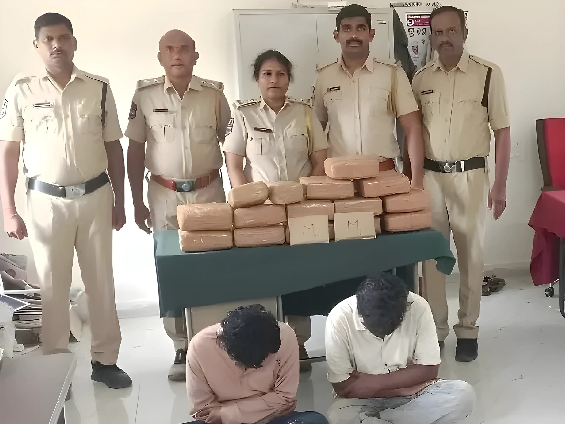 డబ్బు ఆశ చూపించి గంజాయి రవాణా.. ఇద్దరి అరెస్ట్