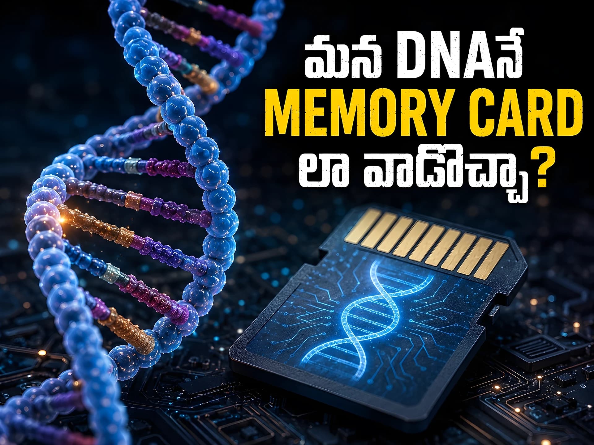 మన DNAలోనే డేటా దాచుకోవచ్చా?