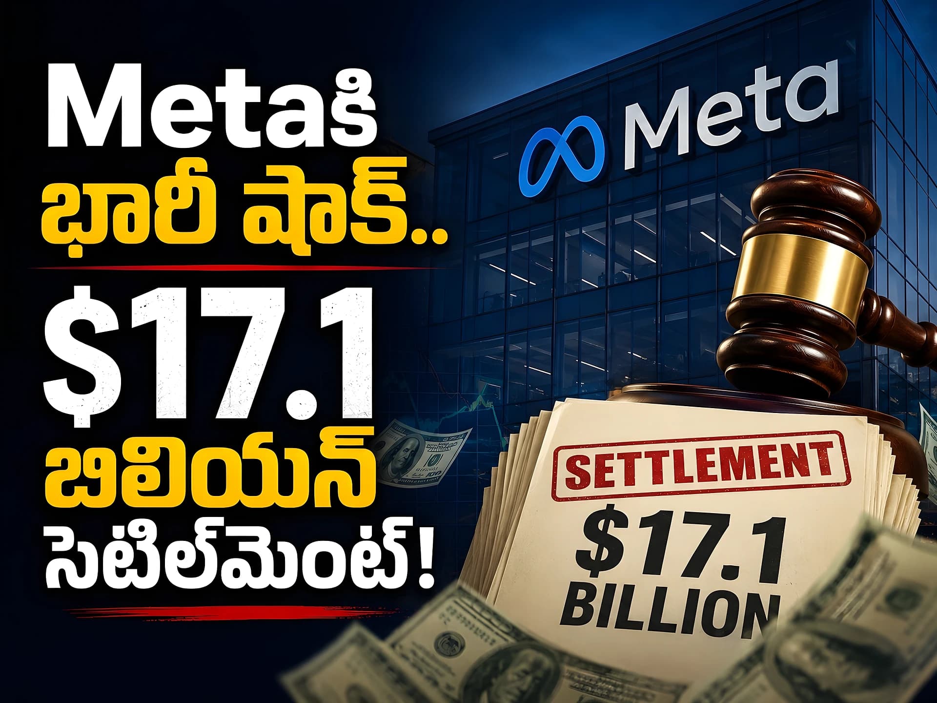 Metaకి భారీ షాక్.. $17.1B సెటిల్‌మెంట్!