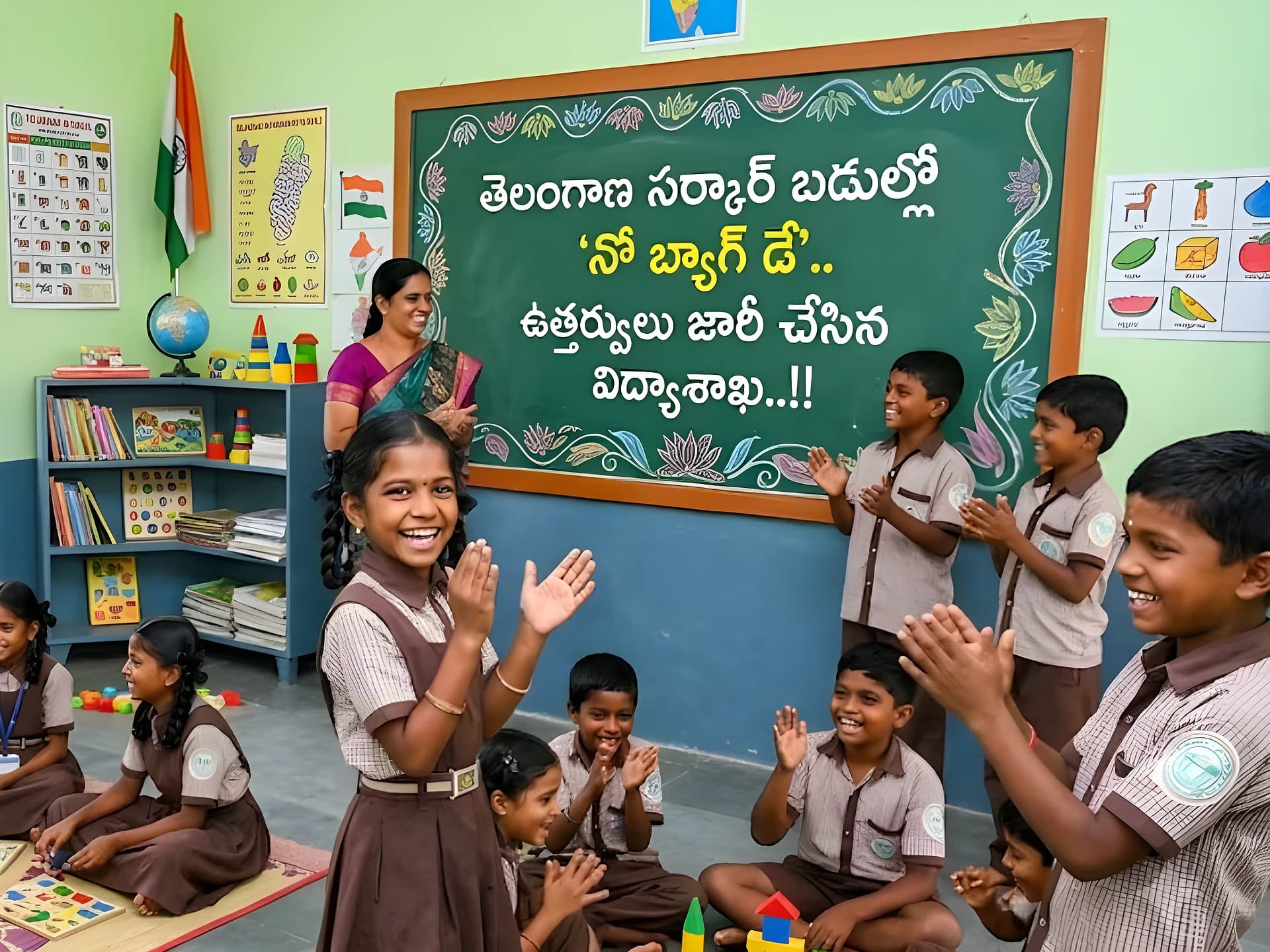 తెలంగాణ స్కూల్స్‌లో ‘No Bag Day’.. బ్యాగ్‌కు బ్రేక్!