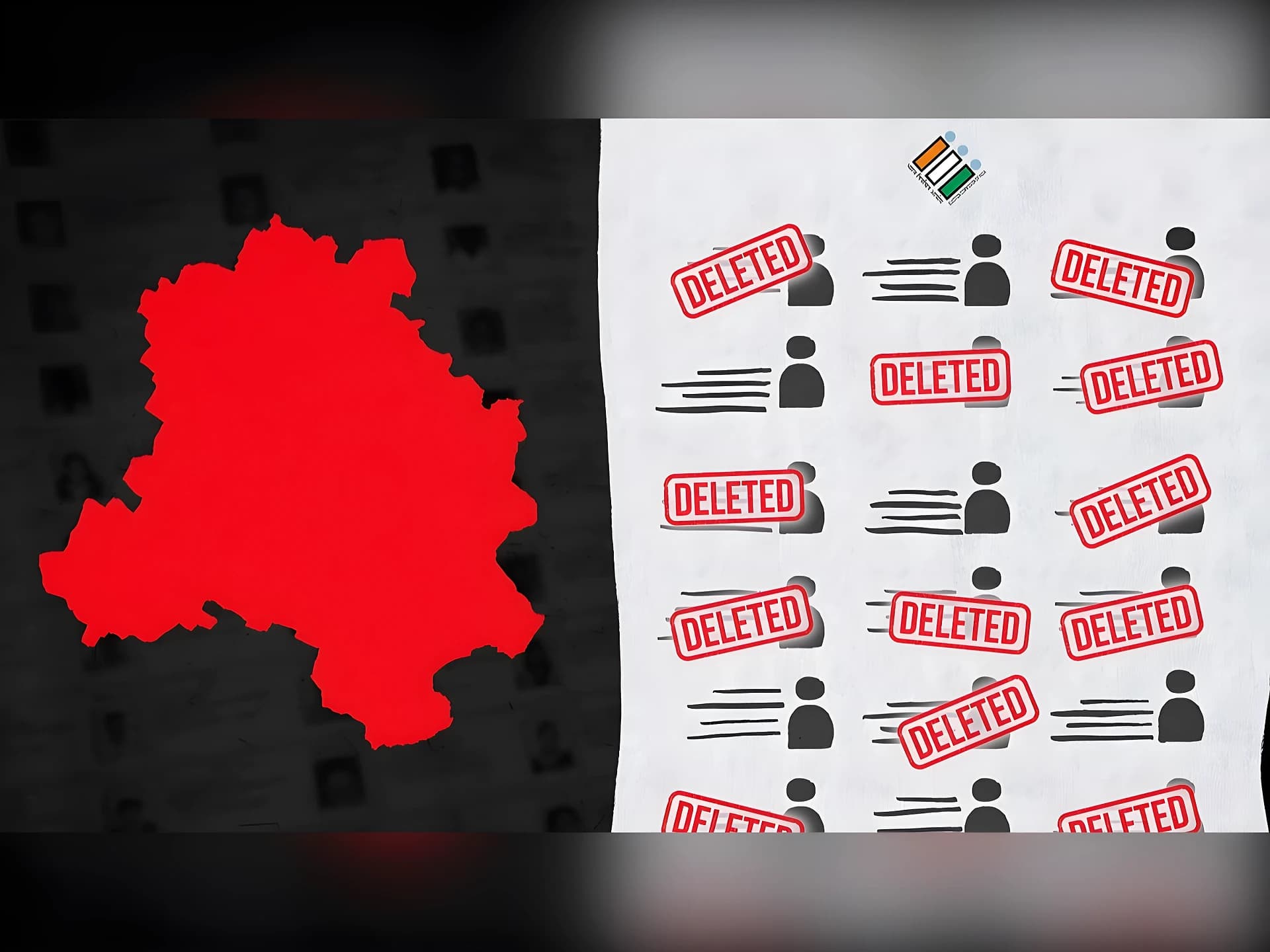 దిల్లీలో పెద్ద సంఖ్యలో ఓటర్లు గల్లంతు