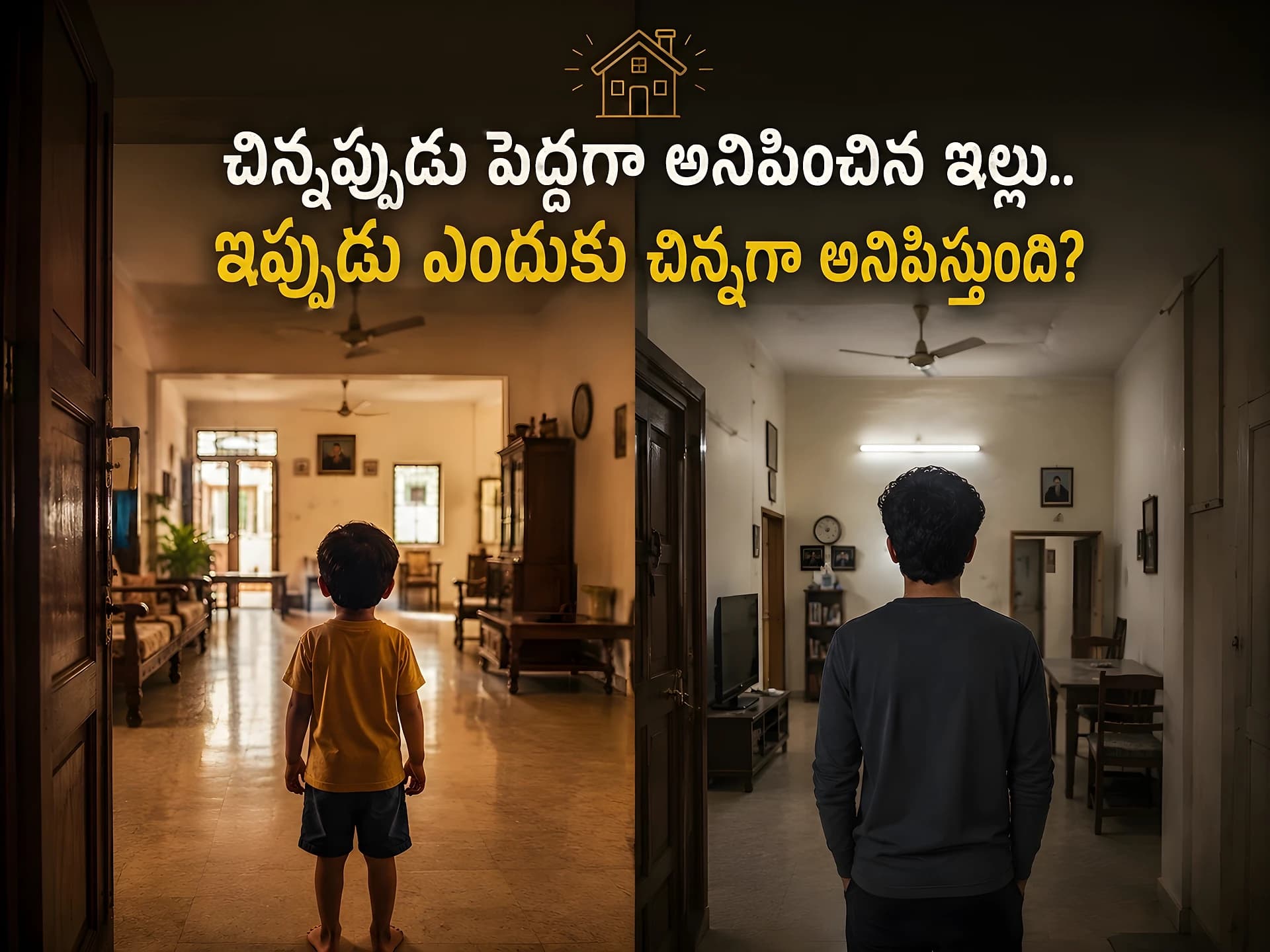 ఇల్లు చిన్నదైందా.. లేక మనమే పెద్దవాళ్లమయ్యామా?