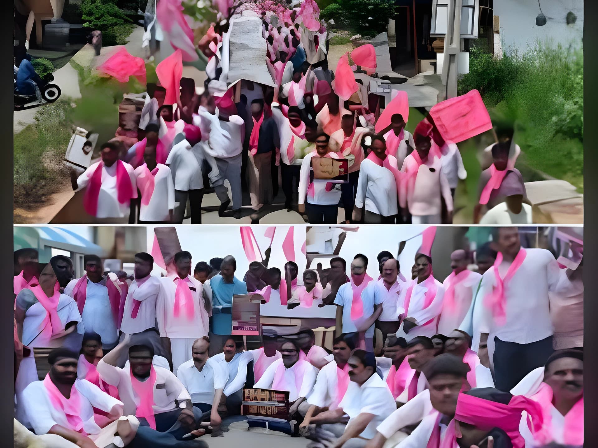 ఫీజు రీయింబర్స్‌మెంట్ కోసం BRS నిరసన ర్యాలీ
