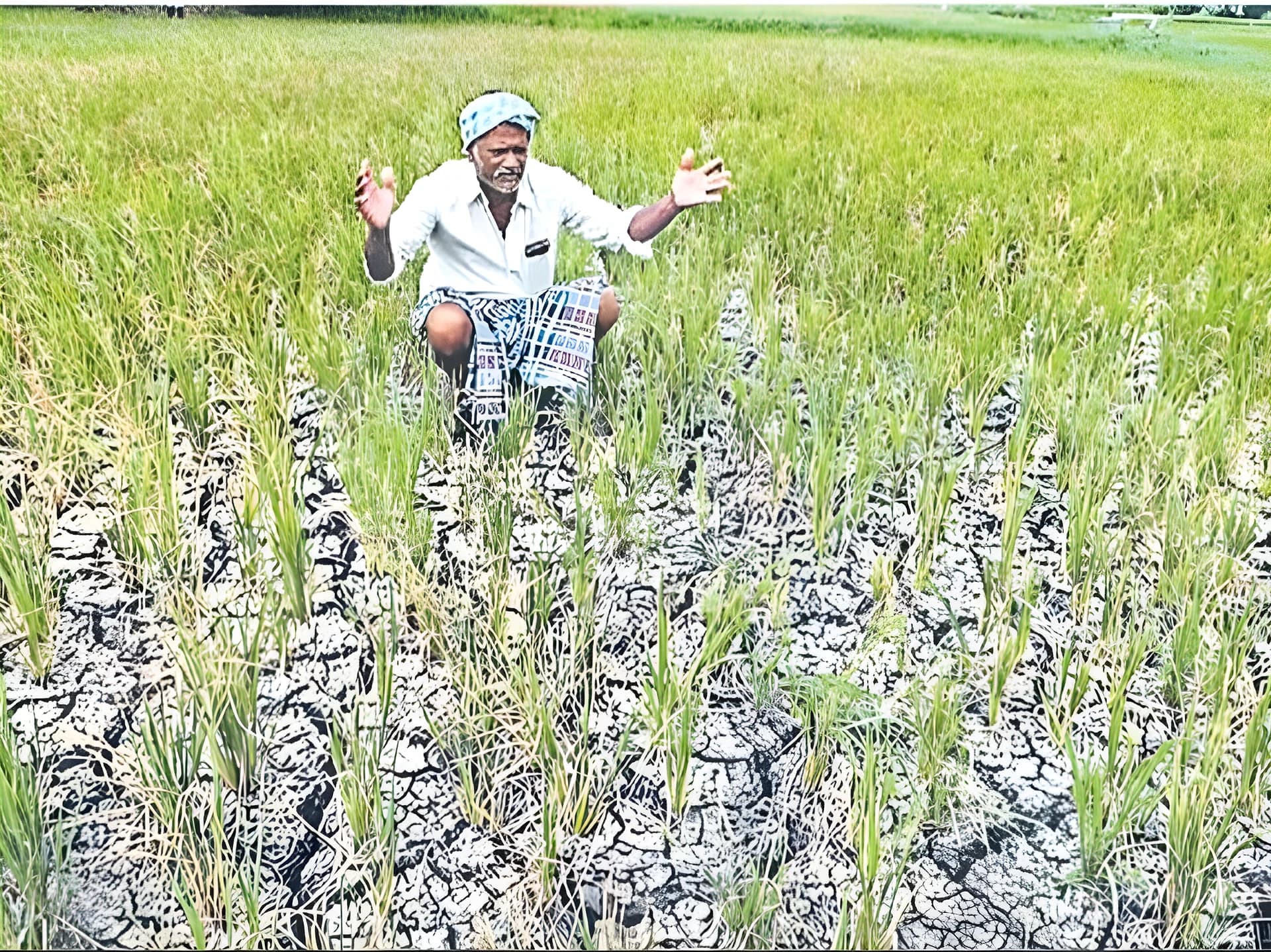 బావిలో నీరున్నా..ఎండుతున్న పంటలు