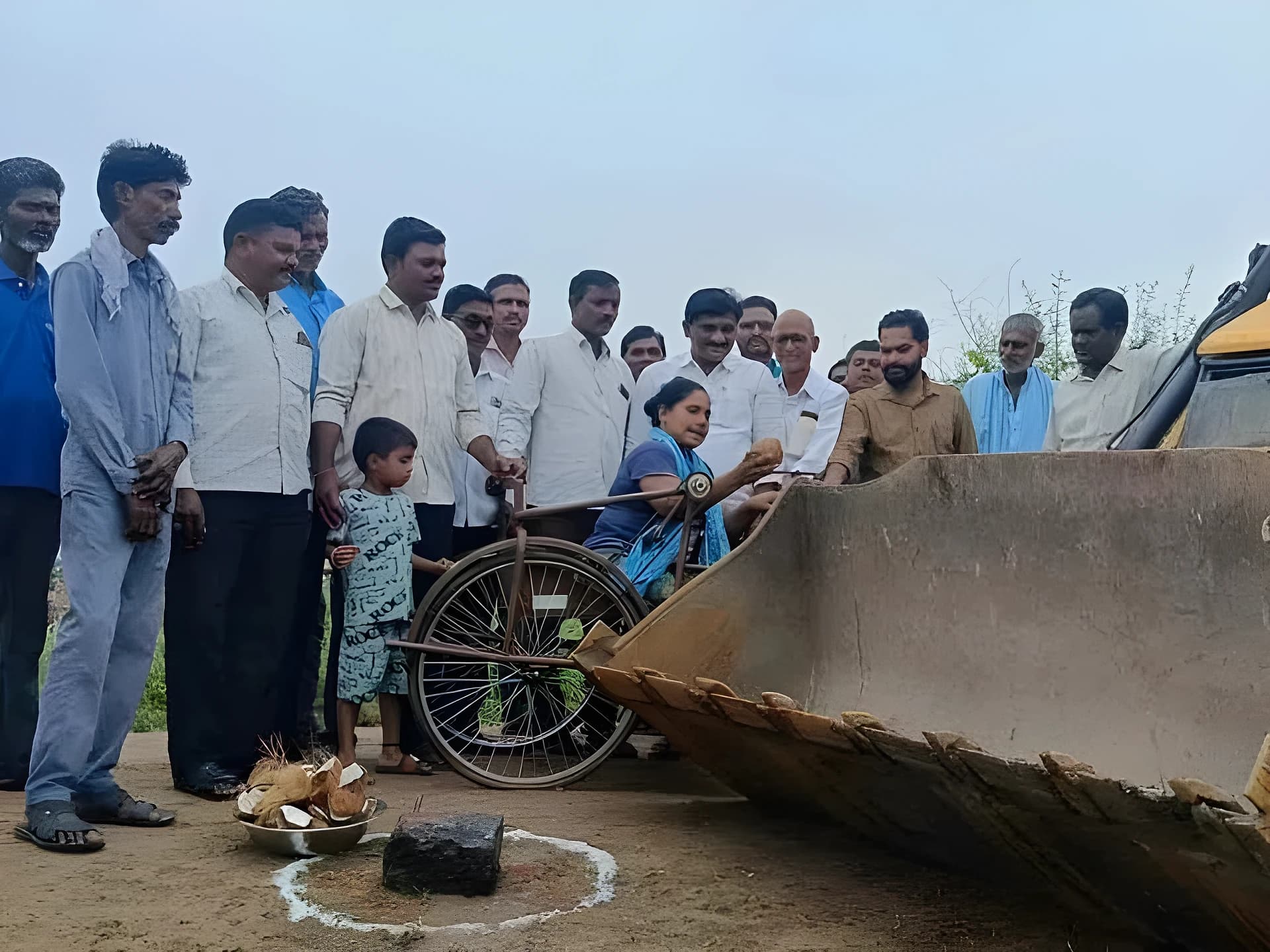 ఓదెలలో బతుకమ్మ ఘాట్ నిర్మాణానికి భూమిపూజ
