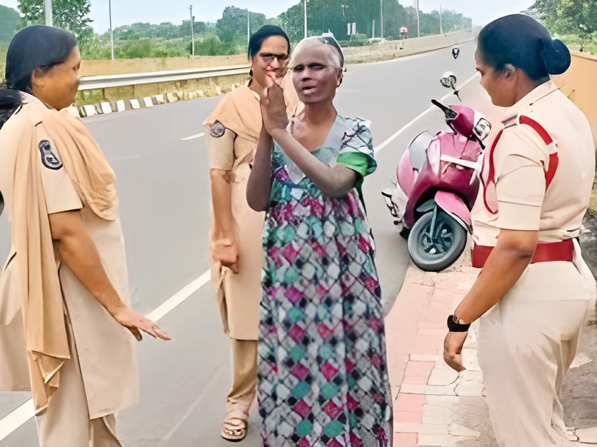 మానవత్వం చాటుకున్న ఎస్సై పెర్సిస్