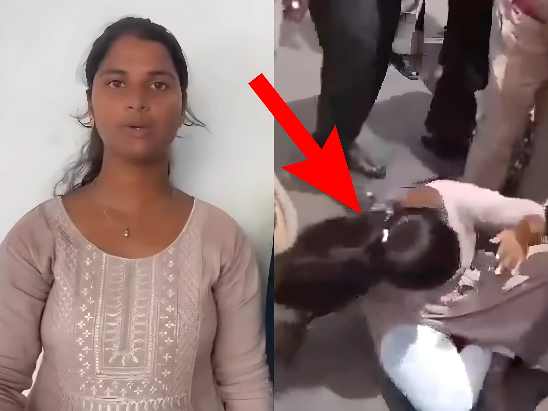 పోలీసులు 'జుట్టు' లాగలేదు.. విద్యార్థిని క్లారిటీ