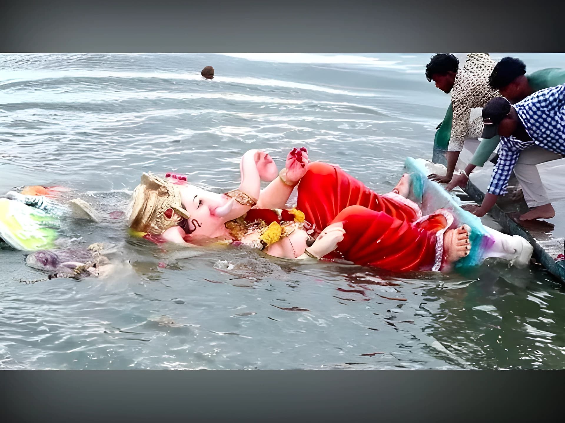 ముథోల్‌లో ప్రశాంతంగా వినాయక నిమజ్జనం