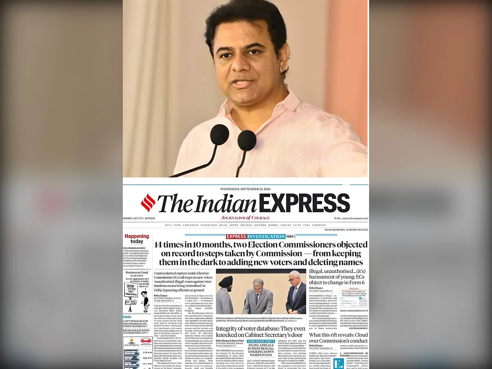ECపై కేటీఆర్ కీలక కామెంట్స్