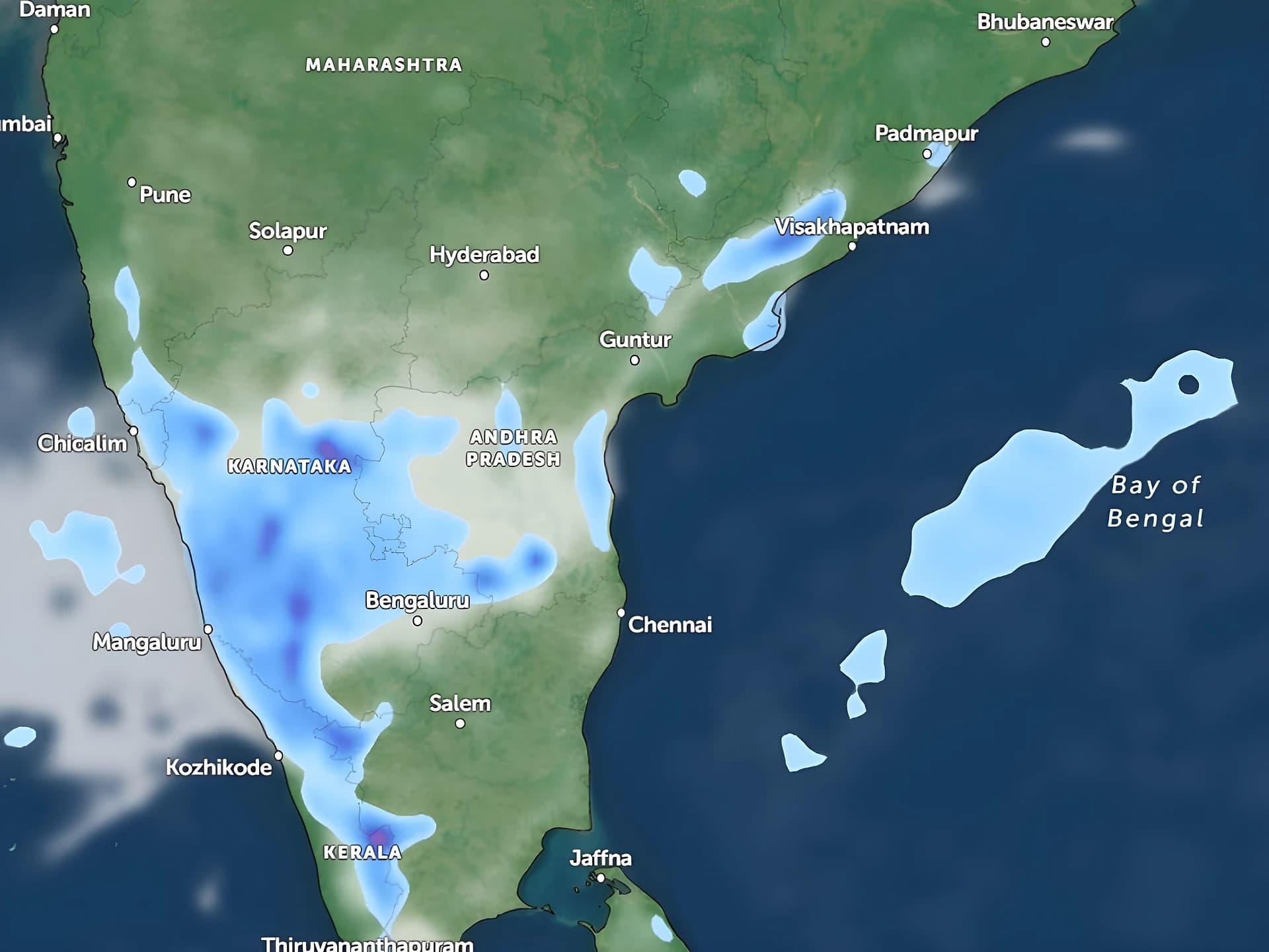 మేఘాలు.. అక్కడక్కడా వానలు