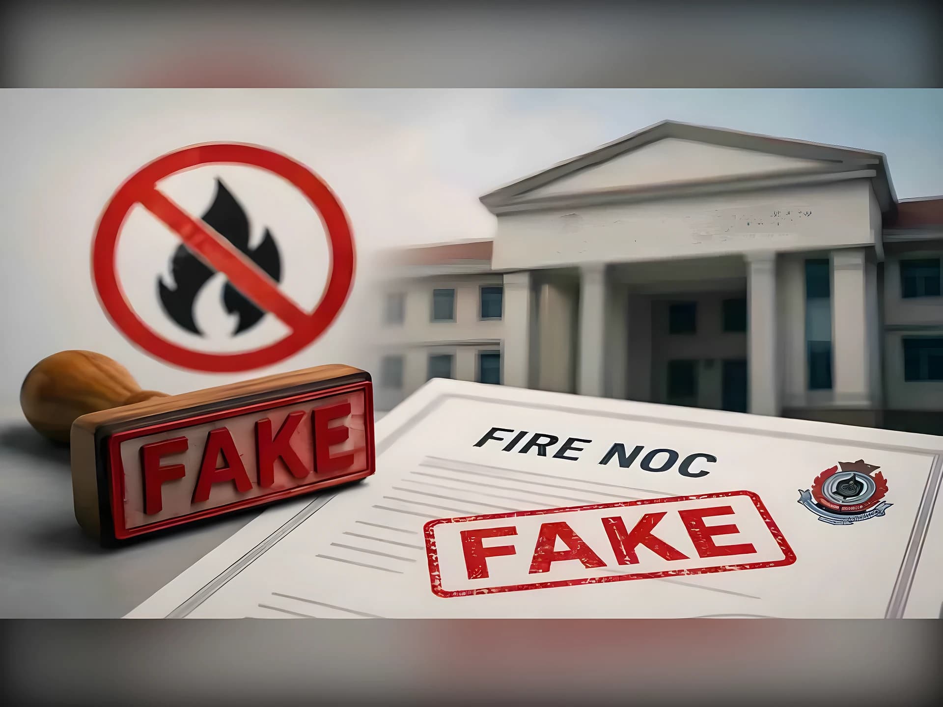స్కూళ్లలోనూ ఫేక్‌ ఫైర్‌ NOCలు!