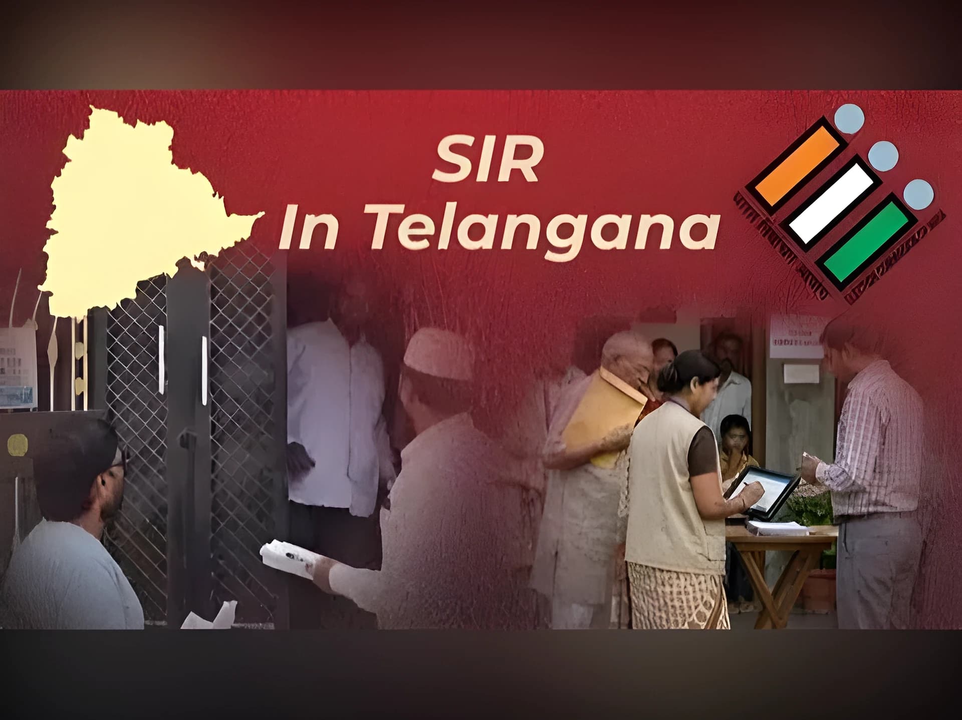 తెలంగాణలో SIRకు 10 లక్షలకు పైగా అప్లికేషన్లు