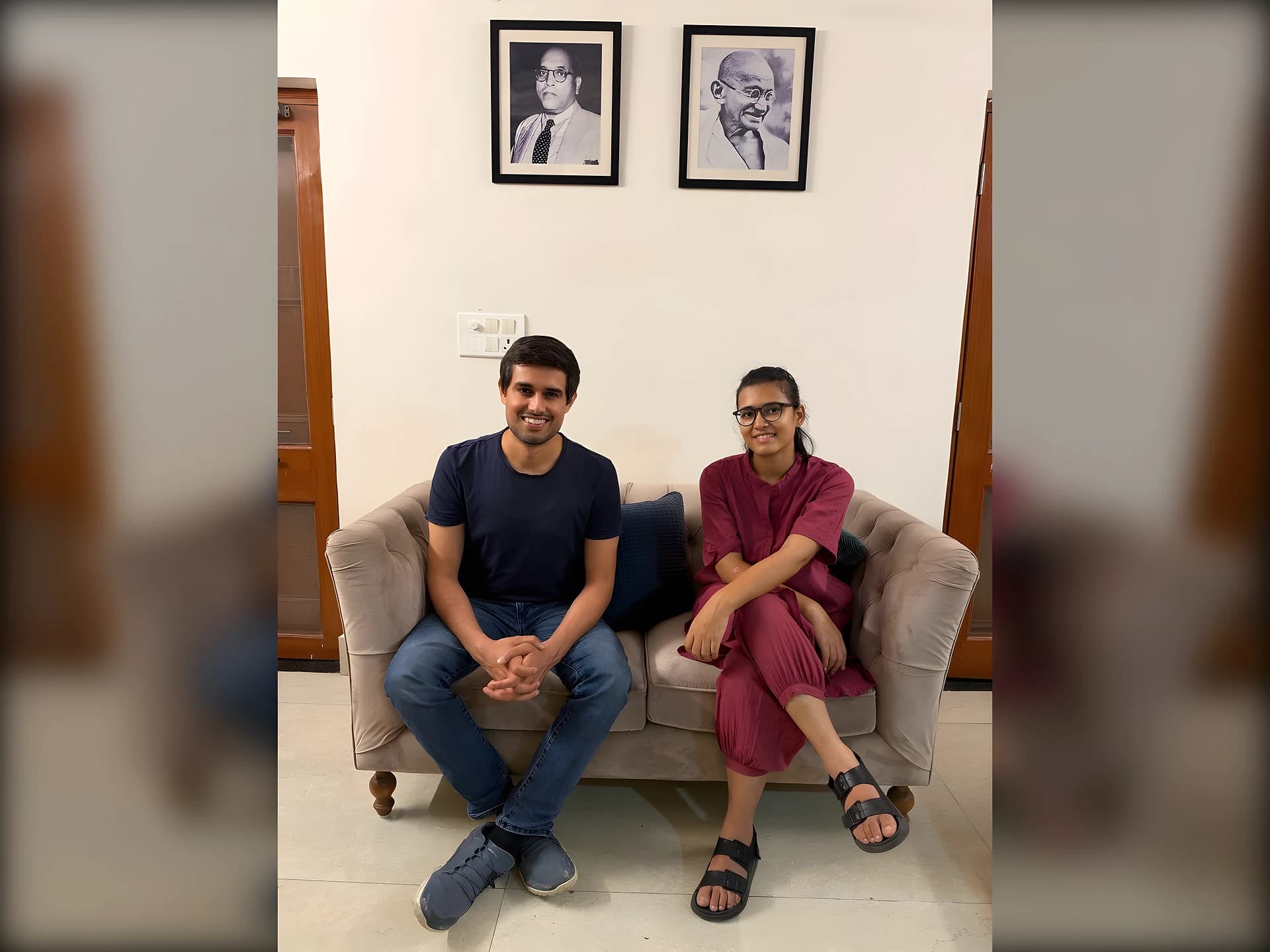 నేహా బోరాతో ధ్రువ్ రాఠీ.. వైరల్ పోస్ట్!