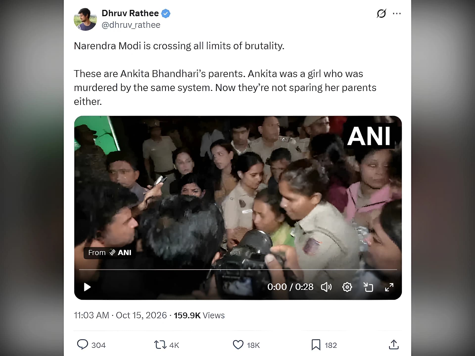 మోదీ హద్దులు దాటుతున్నారు: ధ్రువ్ రాఠీ