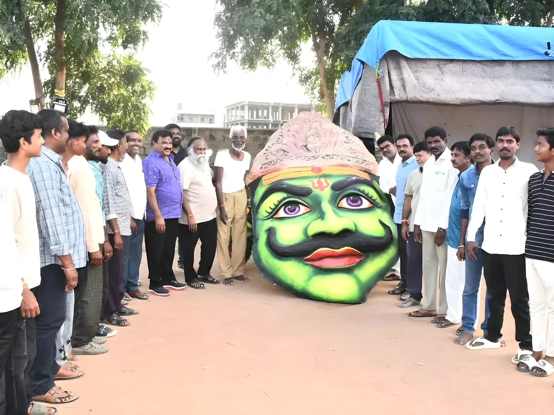 దసరా ఉత్సవాల ఏర్పాట్లు పరిశీలించిన జగ్గారెడ్డి