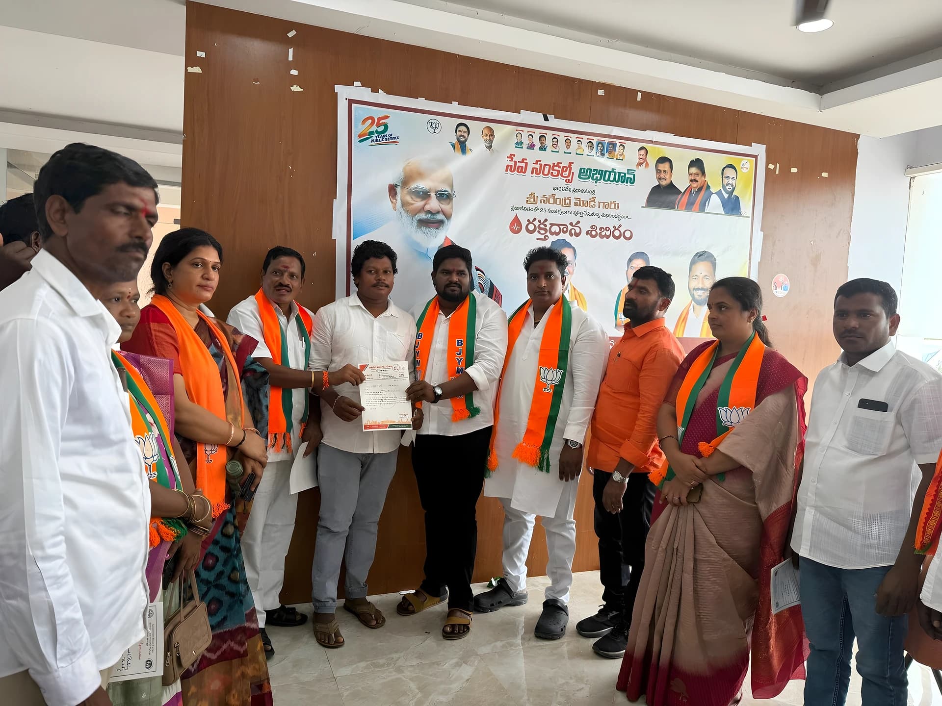 తాడ్వాయి BJP యువమోర్చా కొత్త ప్రెసిడెంట్‌