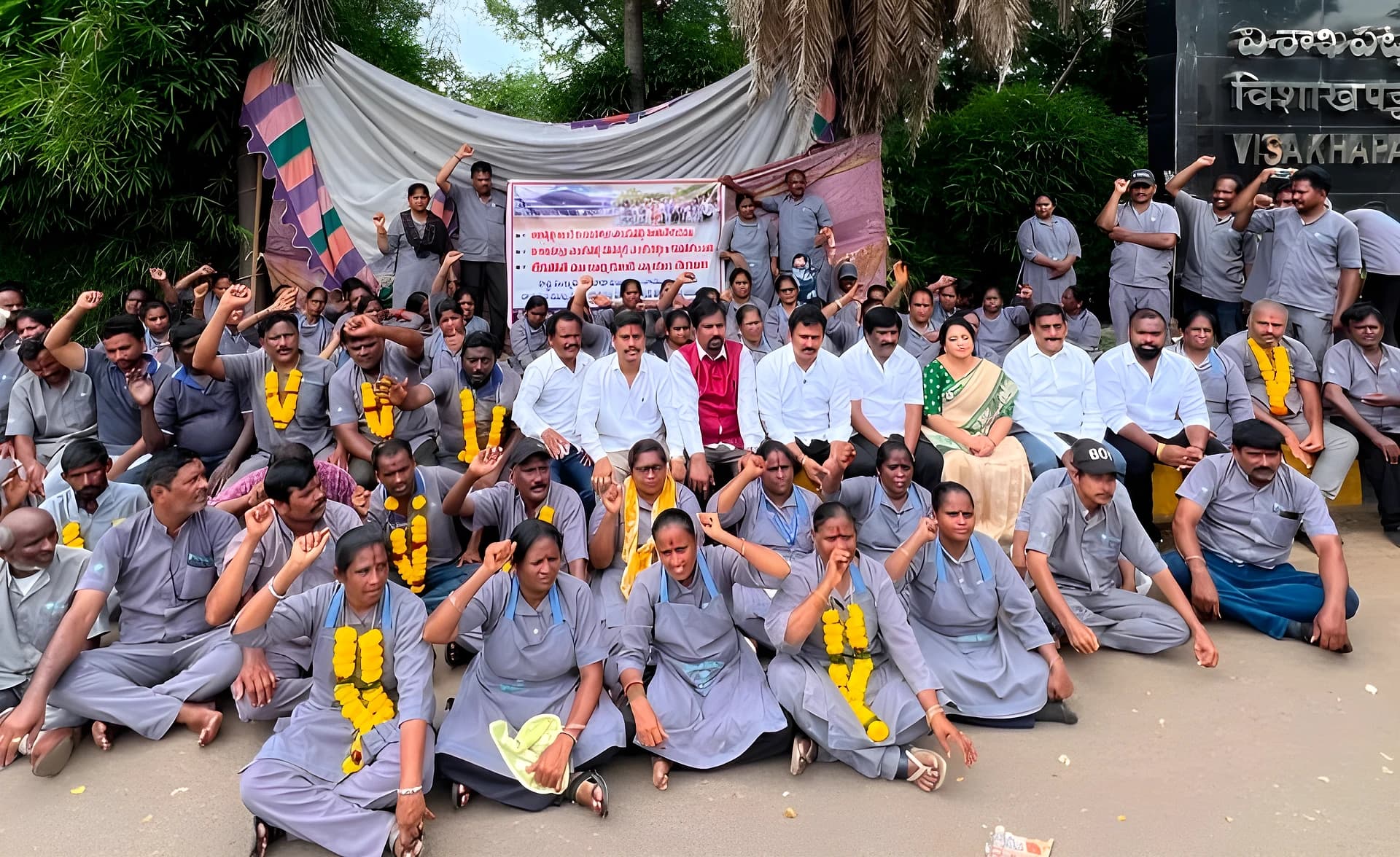 హౌస్‌కీపింగ్ సిబ్బందిని తిరిగి విధుల్లోకి తీసుకోవాలి