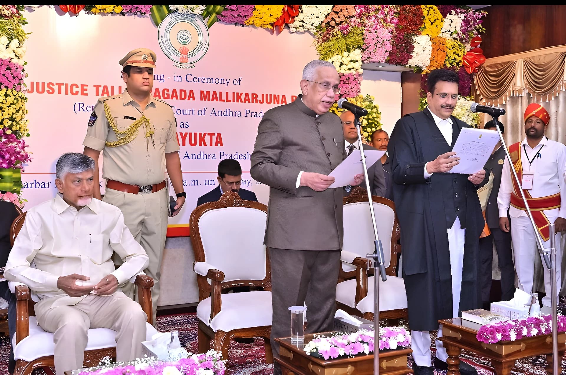 లోకాయుక్తగా జస్టిస్ మల్లిఖార్జునరావు ప్రమాణ స్వీకారం