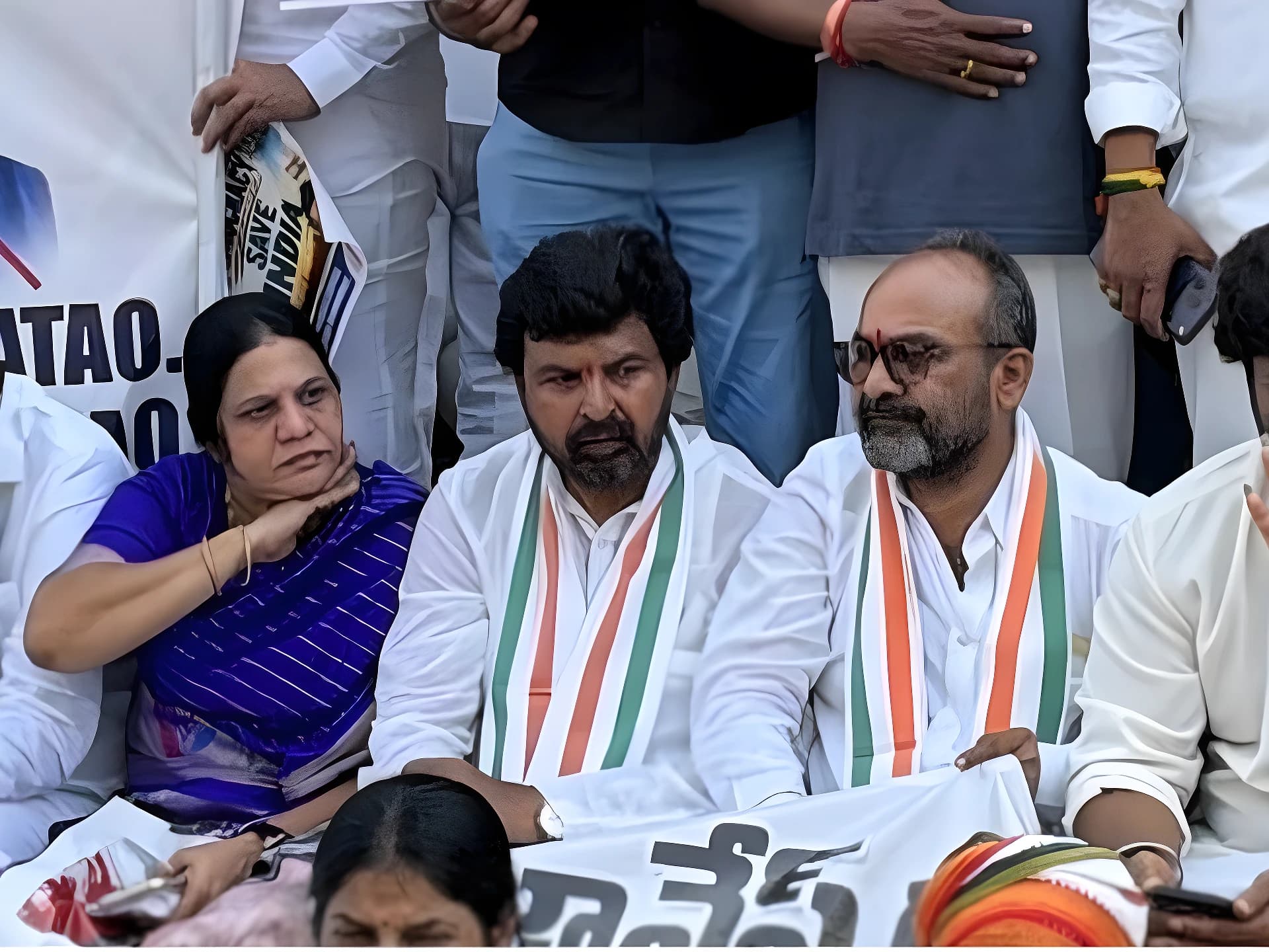 ఢిల్లీ ధర్నాలో DCC ప్రెసిడెంట్ సంజీవ్