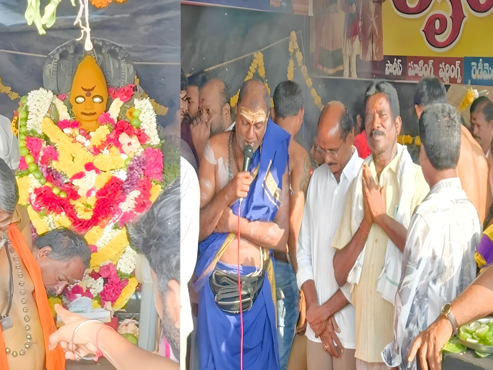 ఘనంగా శ్రీ భద్రకాళి అమ్మవారి విగ్రహ పునఃప్రతిష్ట