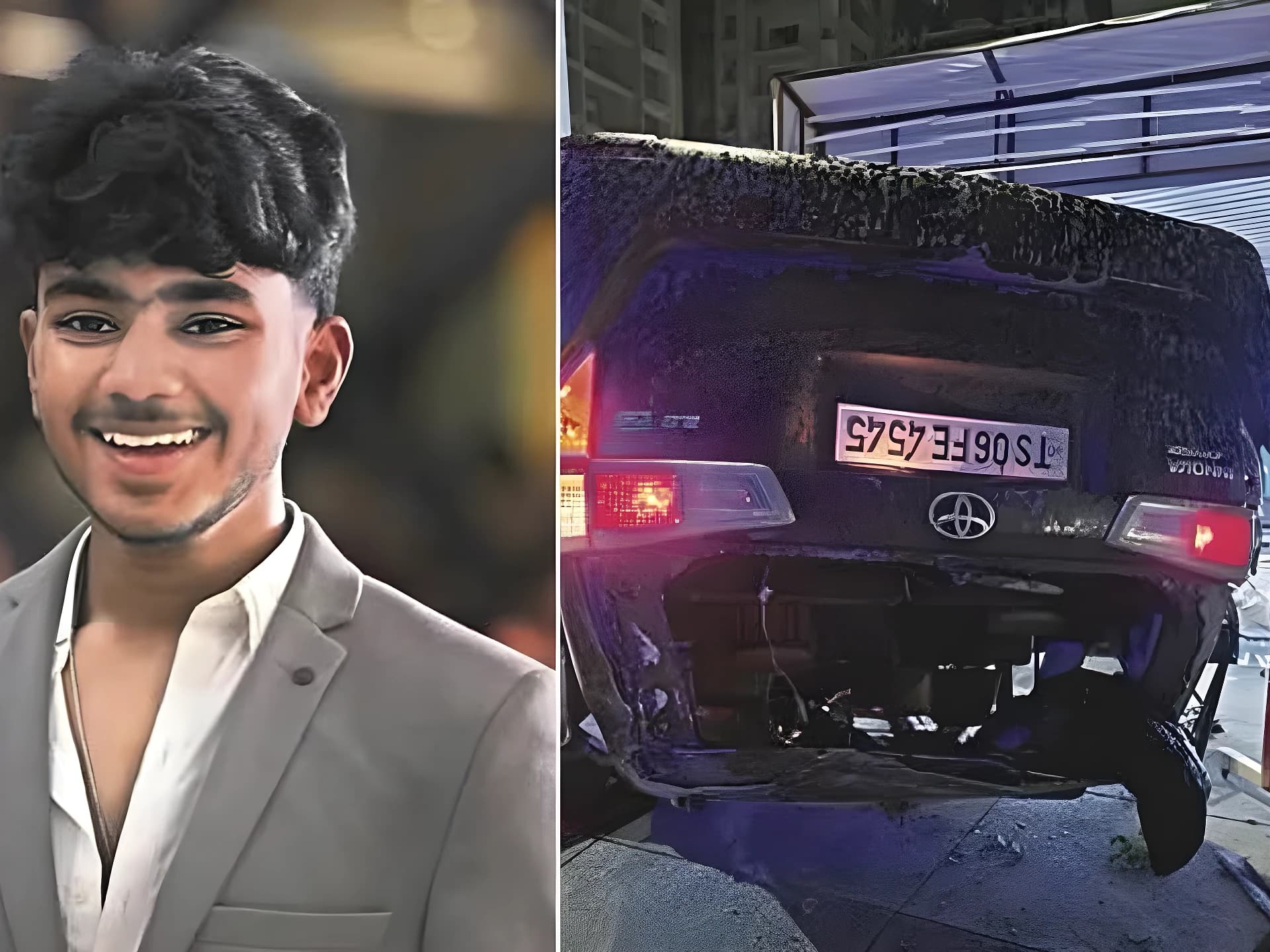 నార్సింగిలో ఘోర రోడ్డు ప్రమాదం