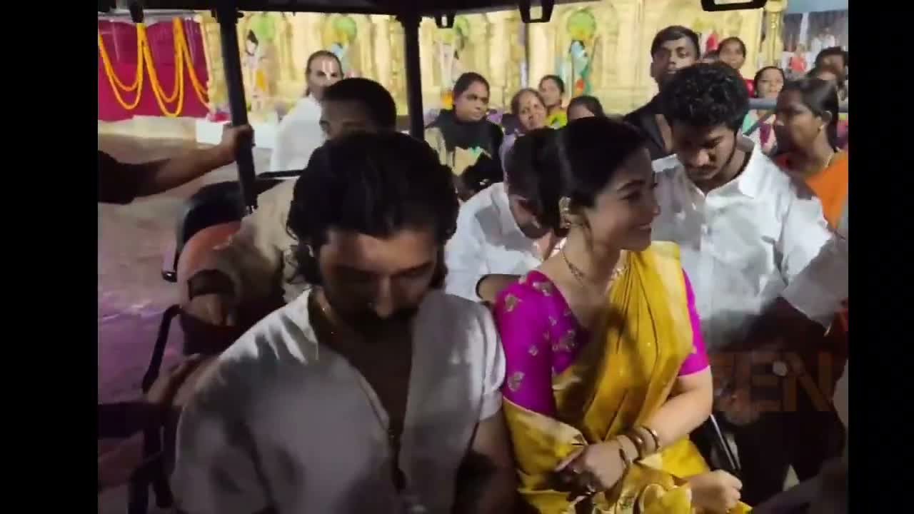 తిరుమల శ్రీవారి సేవలో విజయ్, రష్మిక