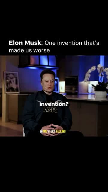 Elon Musk Reveals the Invention That Made Us Worse 🤯