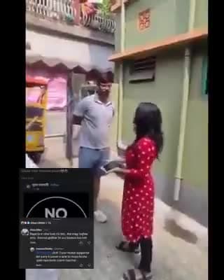 బీజేపీ కార్యకర్తకు చుక్కలు చూపించిన అమ్మాయి!